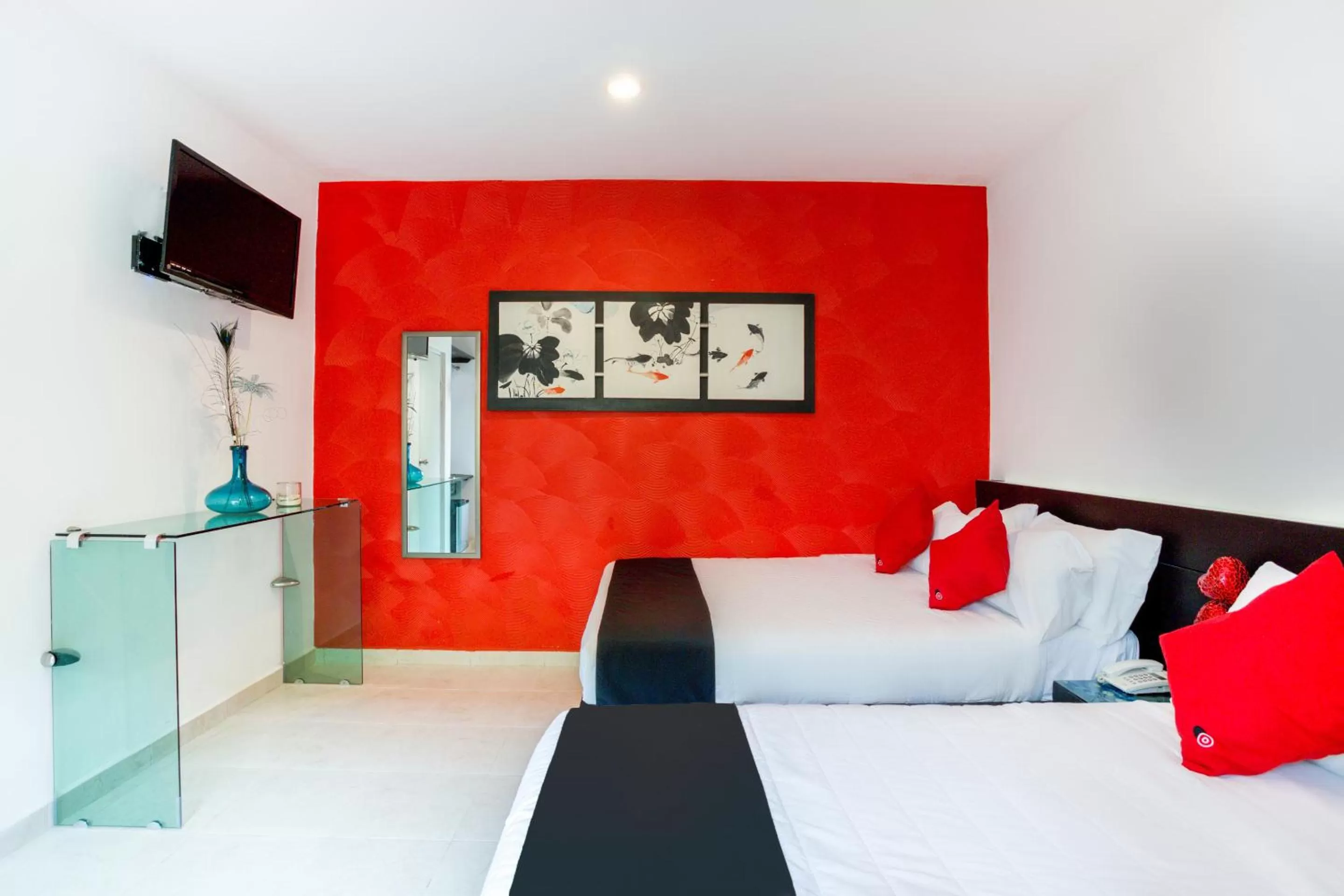 Bedroom, Bed in Quinta Santa Anita