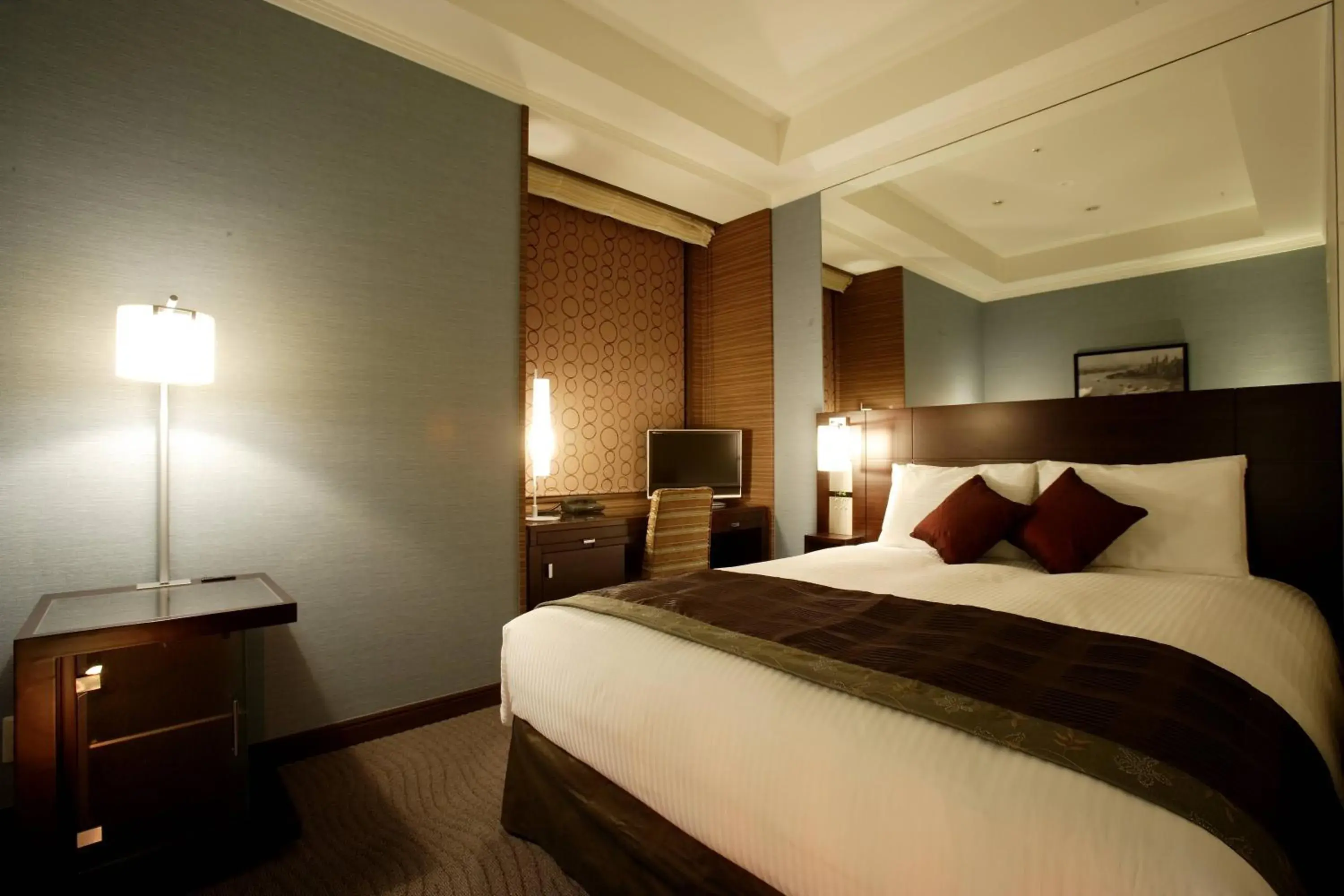 Bed in Hotel Trusty Tokyo Bayside Bed in Hotel Trusty Tokyo Bayside