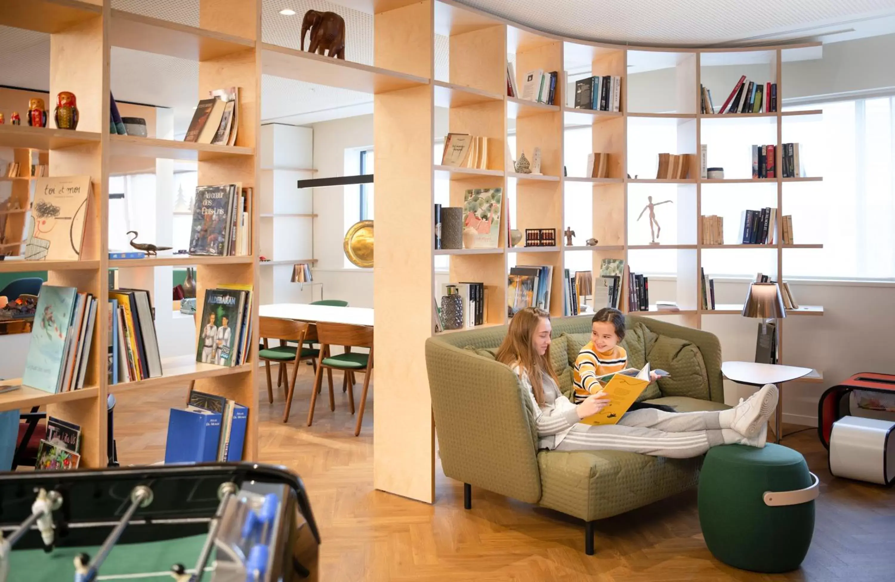 Library in Novotel Le Havre Centre Gare