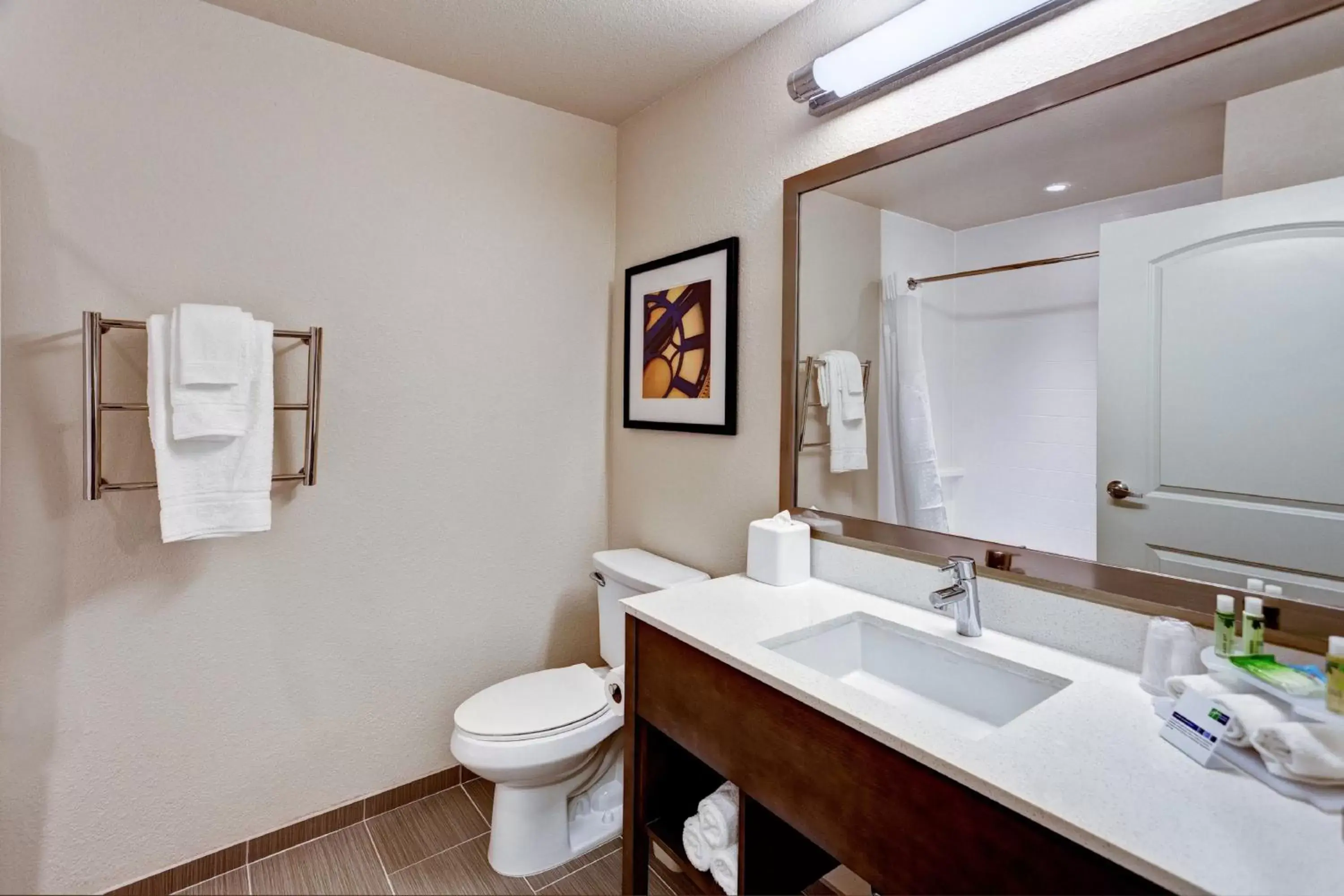Photo of the whole room, Bathroom in Holiday Inn Express & Suites Manhattan, an IHG Hotel