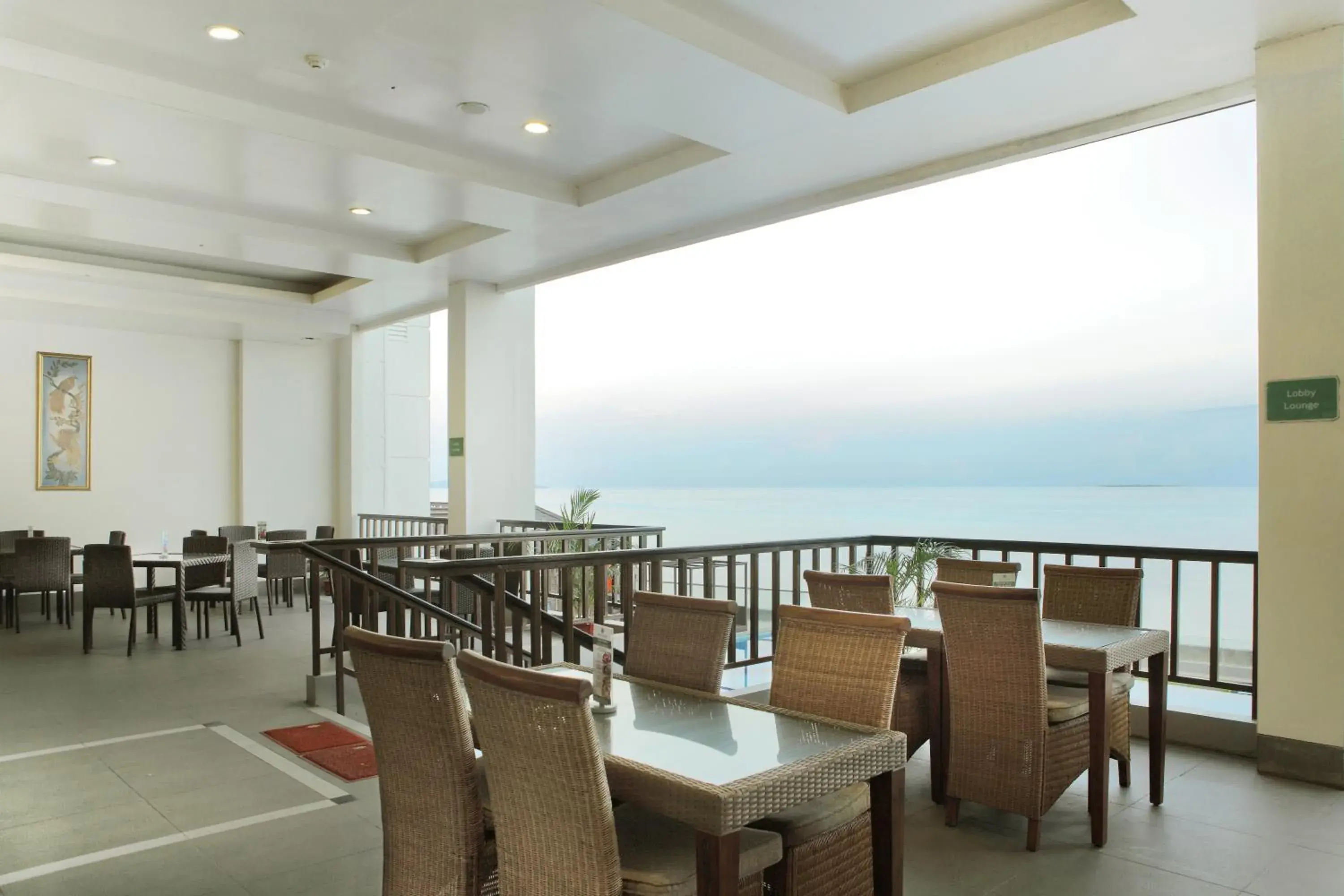 Balcony/Terrace, Restaurant/Places to Eat in Hotel On The Rock By Prasanthi