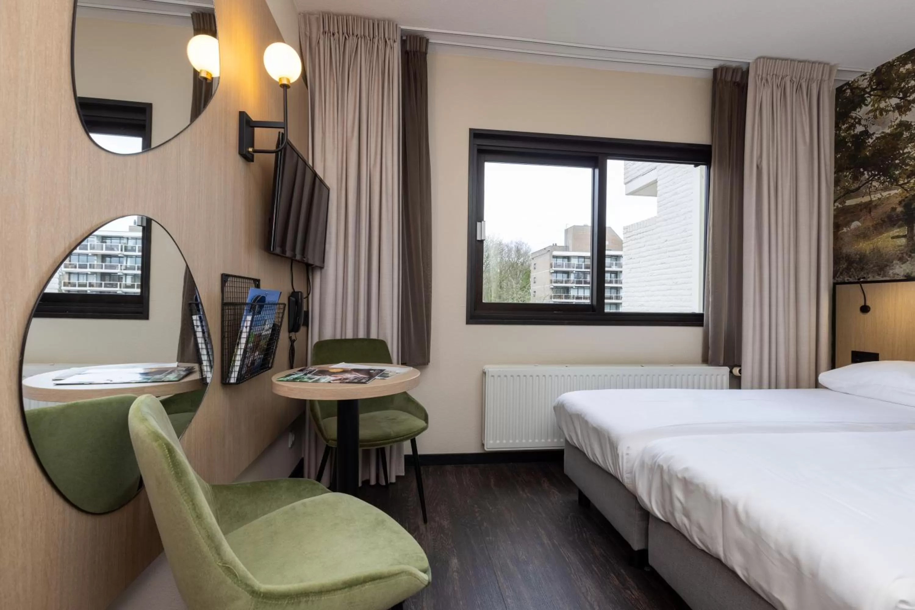 Bedroom, Bed in Fletcher Hotel-Restaurant Frerikshof