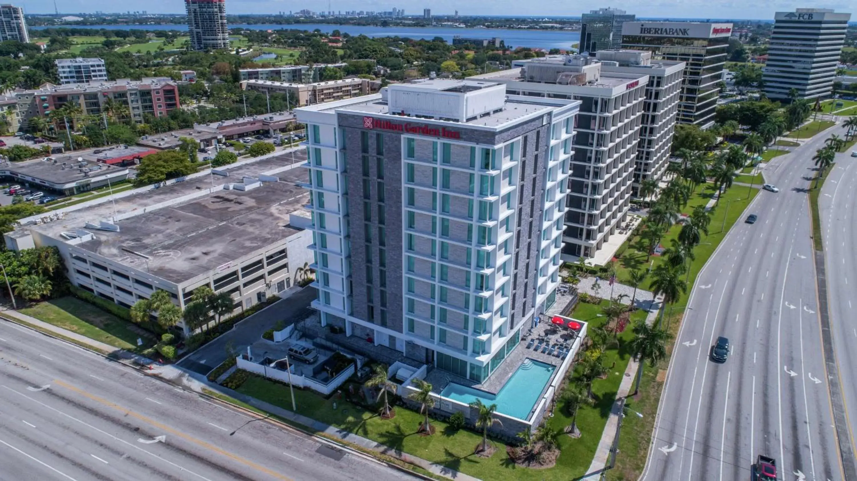 Property building, Bird's-eye View in Hilton Garden Inn West Palm Beach I95 Outlets