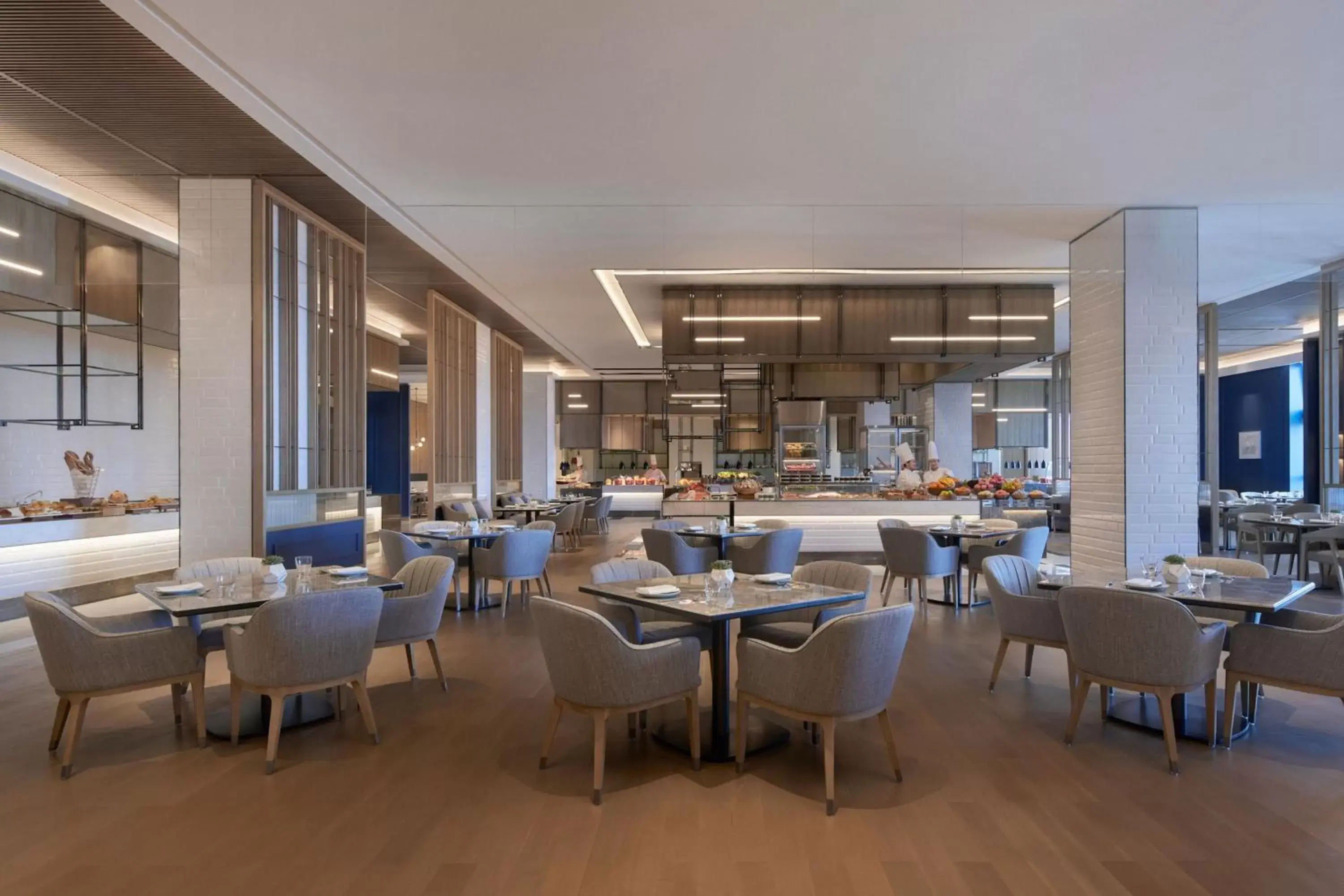 Kitchen or kitchenette, Restaurant/Places to Eat in Foshan Marriott Hotel