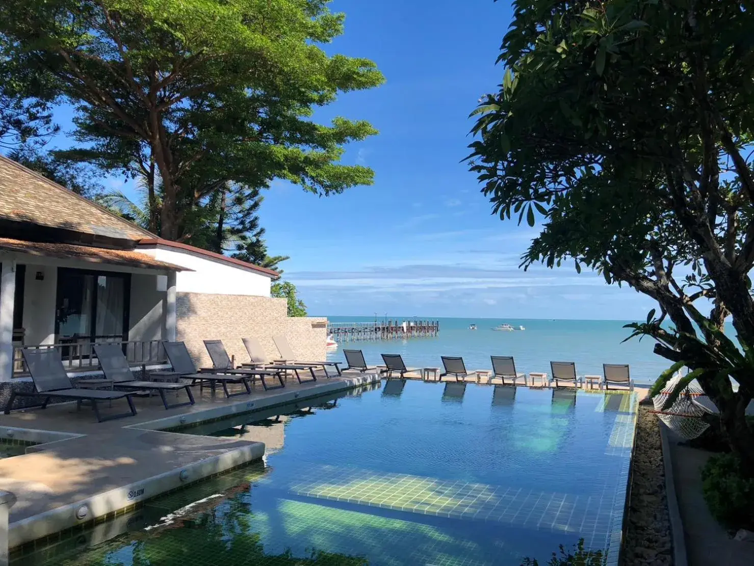 Swimming Pool in Punnpreeda Beach Resort - SHA Plus Certified