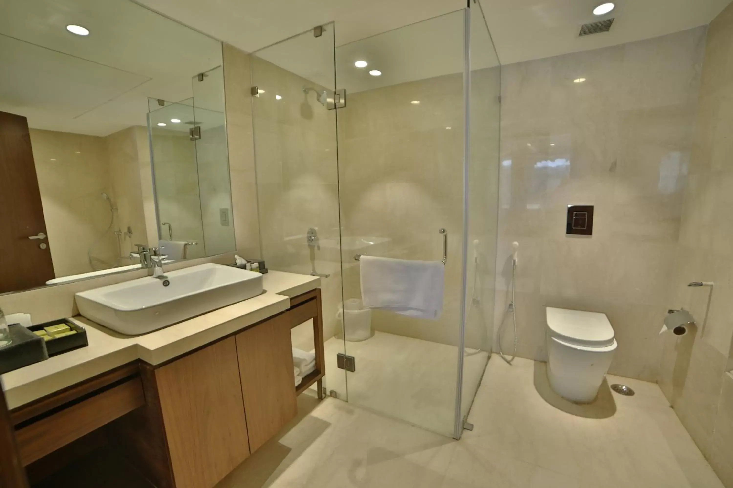 Bathroom in Jaisamand Island Resort