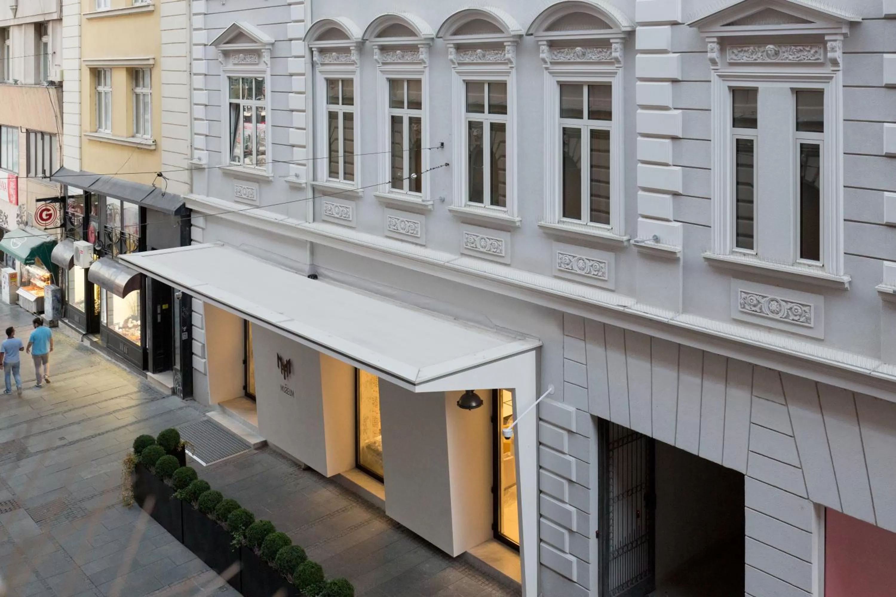 Facade/entrance in Boutique Hotel Museum