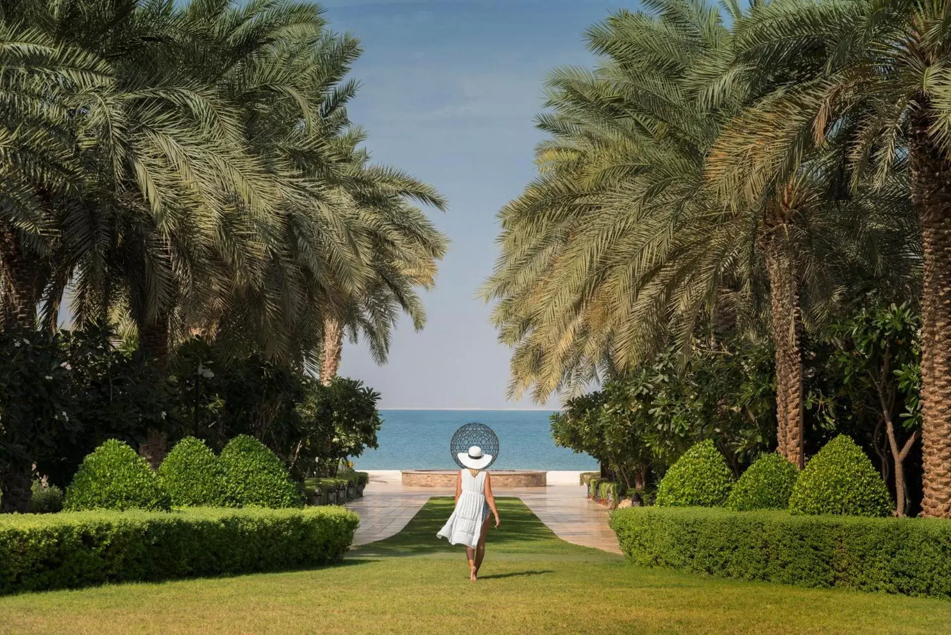 People in Four Seasons Resort Dubai at Jumeirah Beach