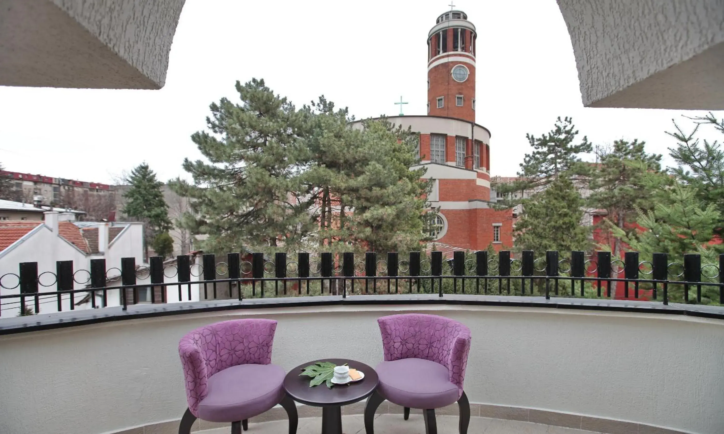 Balcony/Terrace in Garni Hotel Vozarev