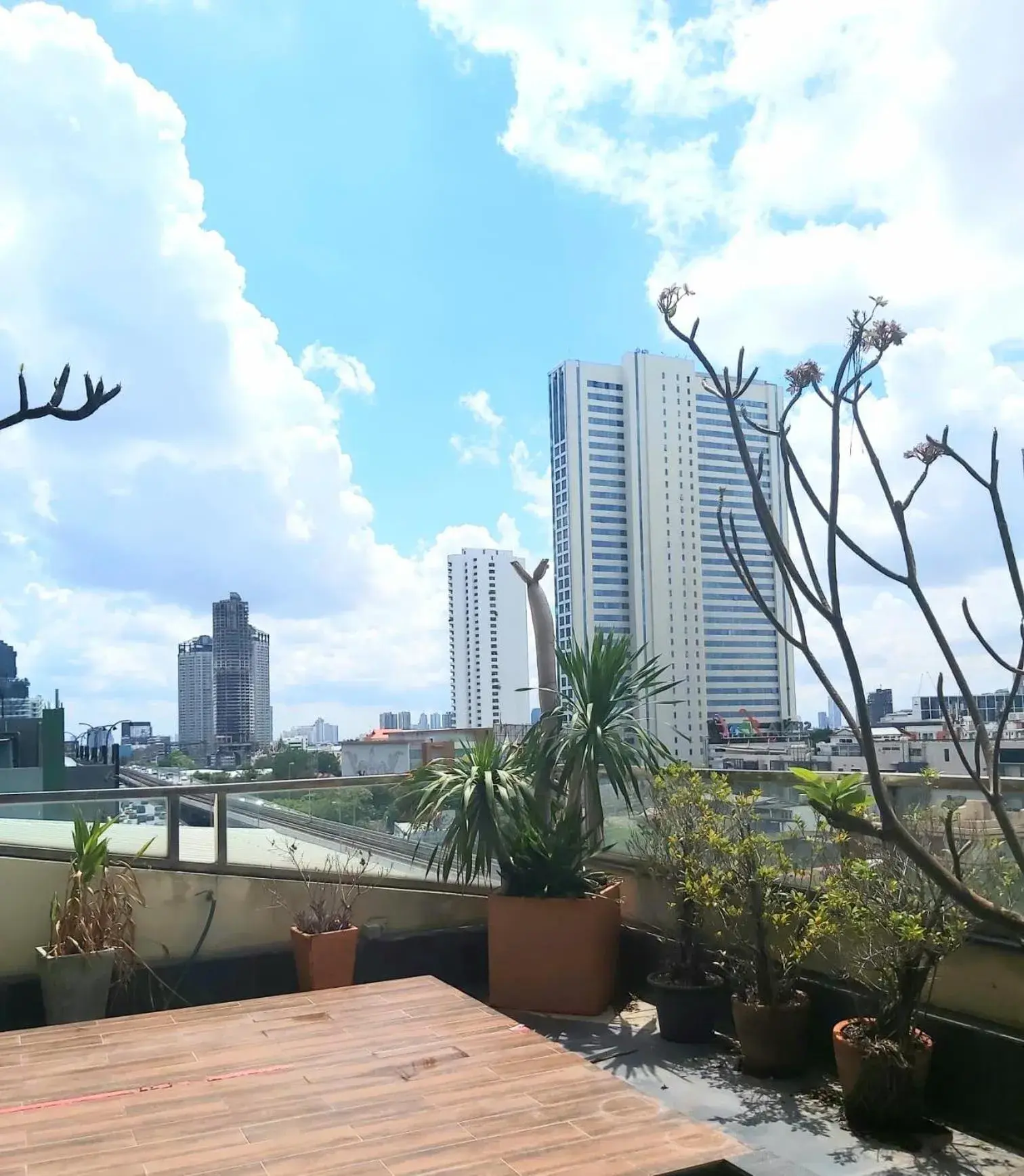 Garden view in Bella B All Suite Bangkok
