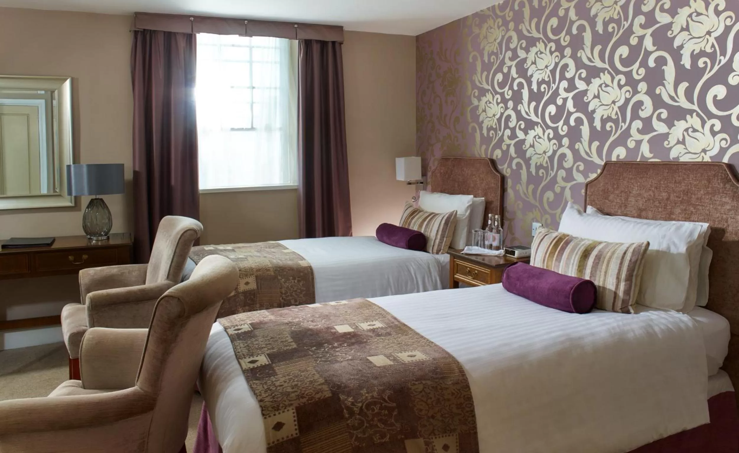 Bedroom, Bed in The Swan Hotel, Wells, Somerset - The Coaching Inn Group