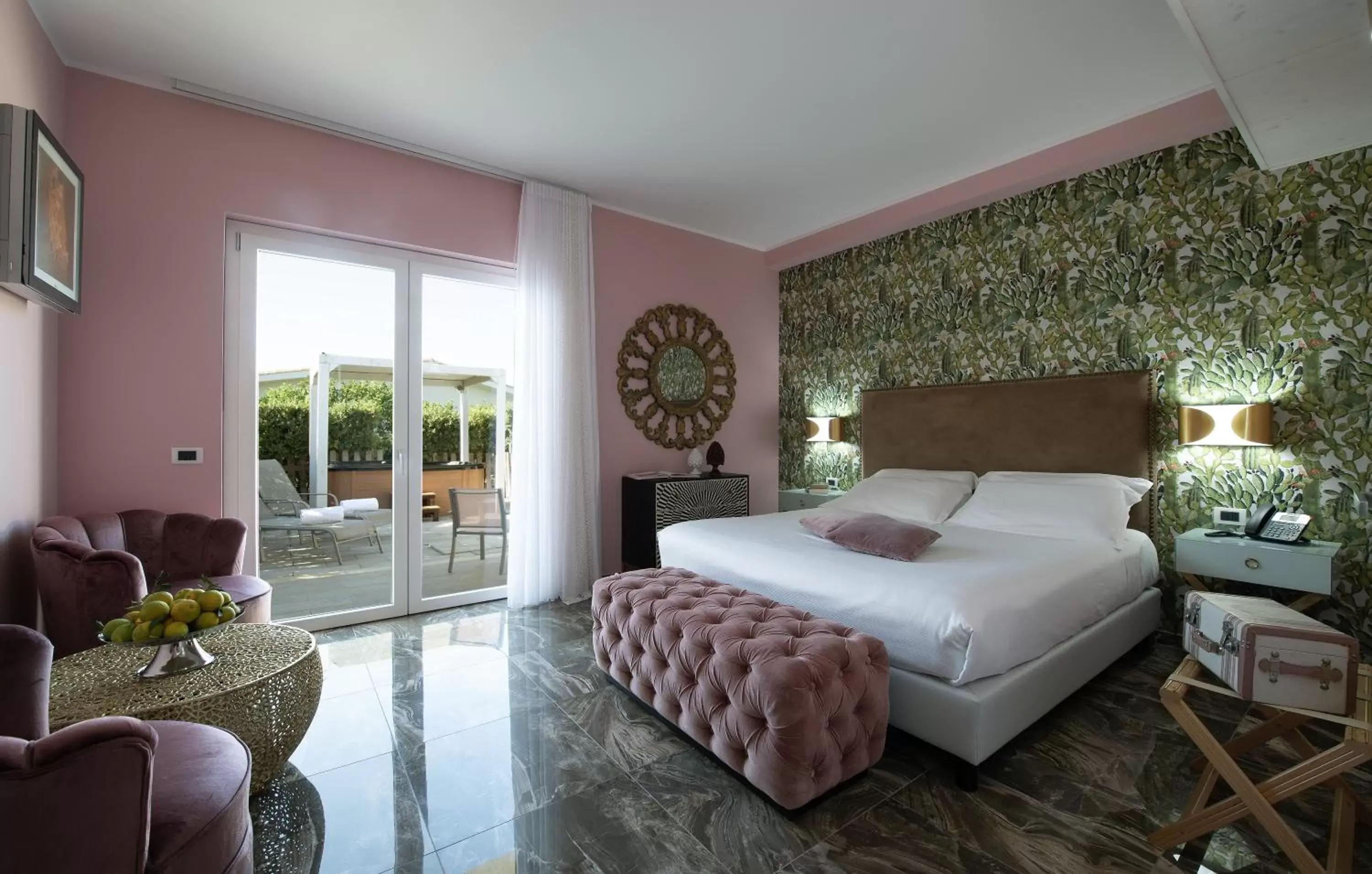 Bedroom in Wellness Spa Hotel Principe Fitalia