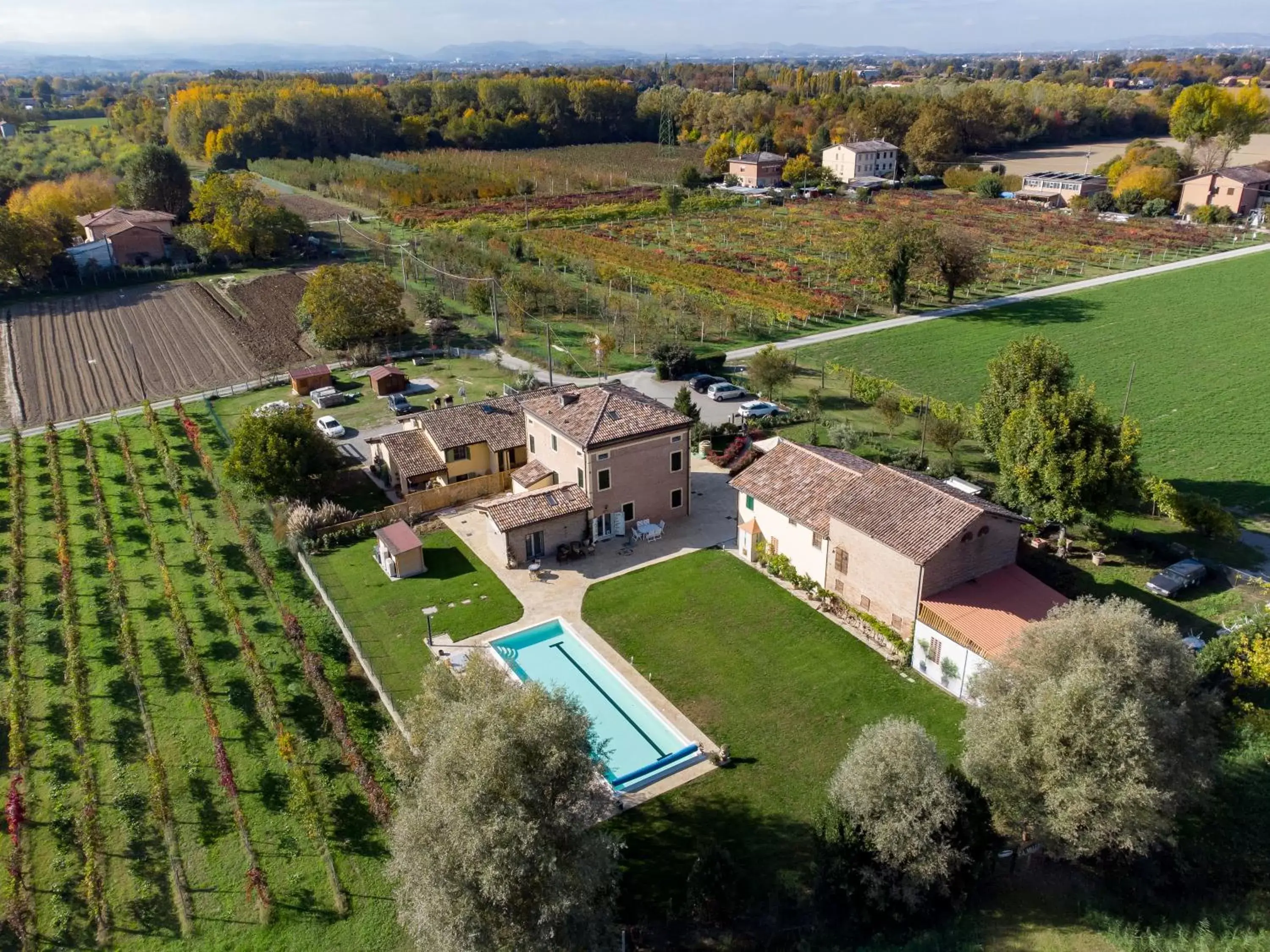 Garden, Bird's-eye View in La Casa di Valeria - Modena