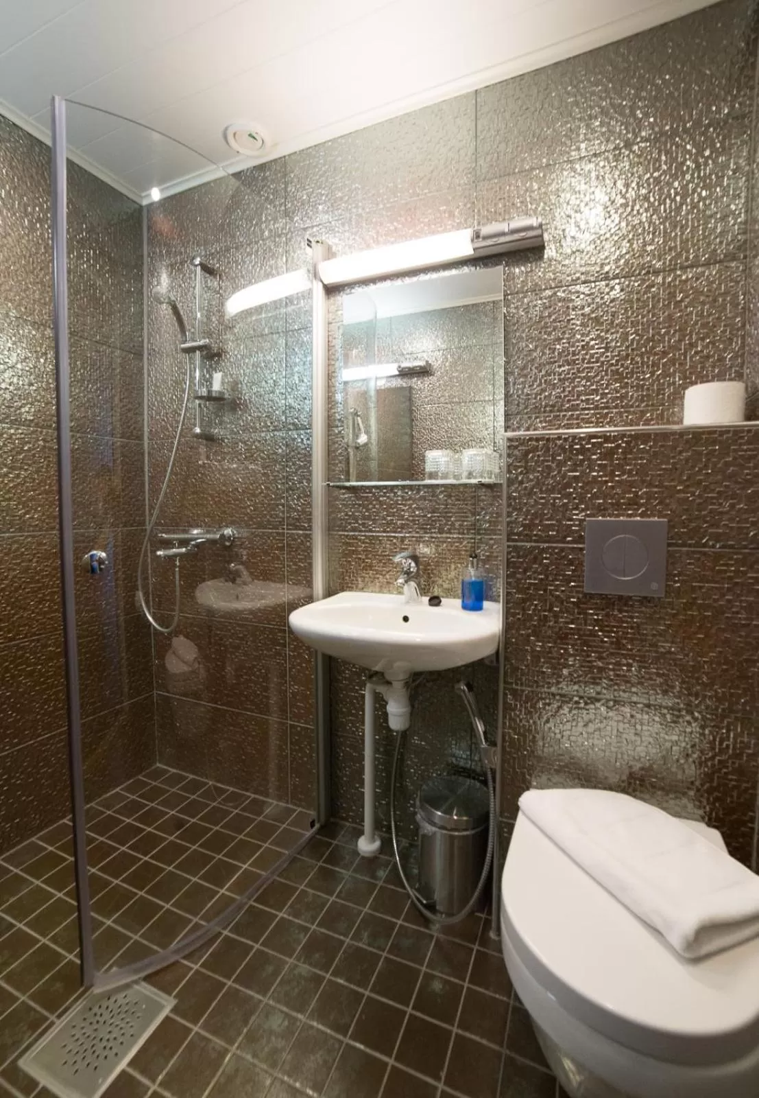 Shower in Hotelli Olof