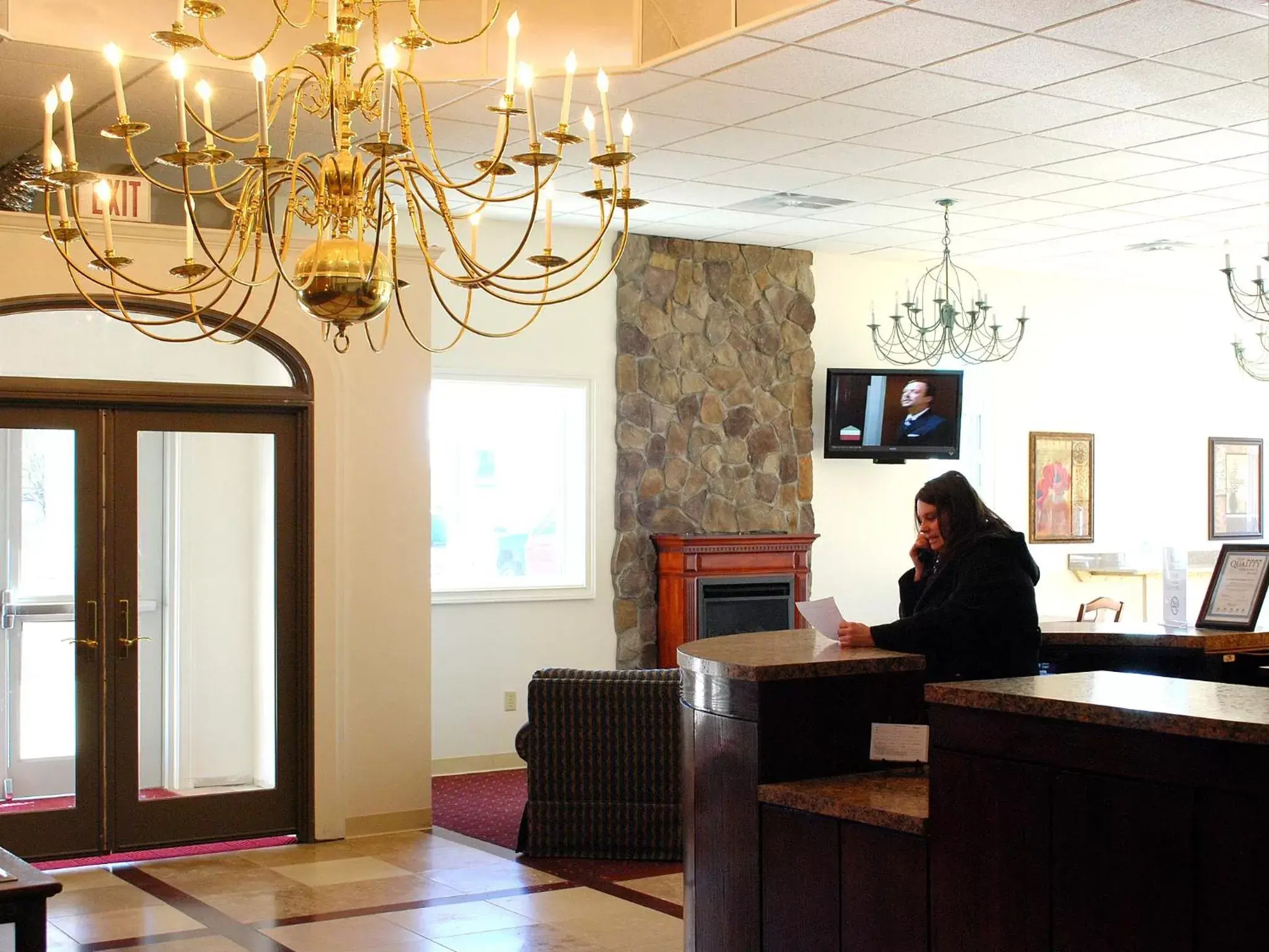 Lobby or reception, Lobby/Reception in Travelodge by Wyndham Watertown