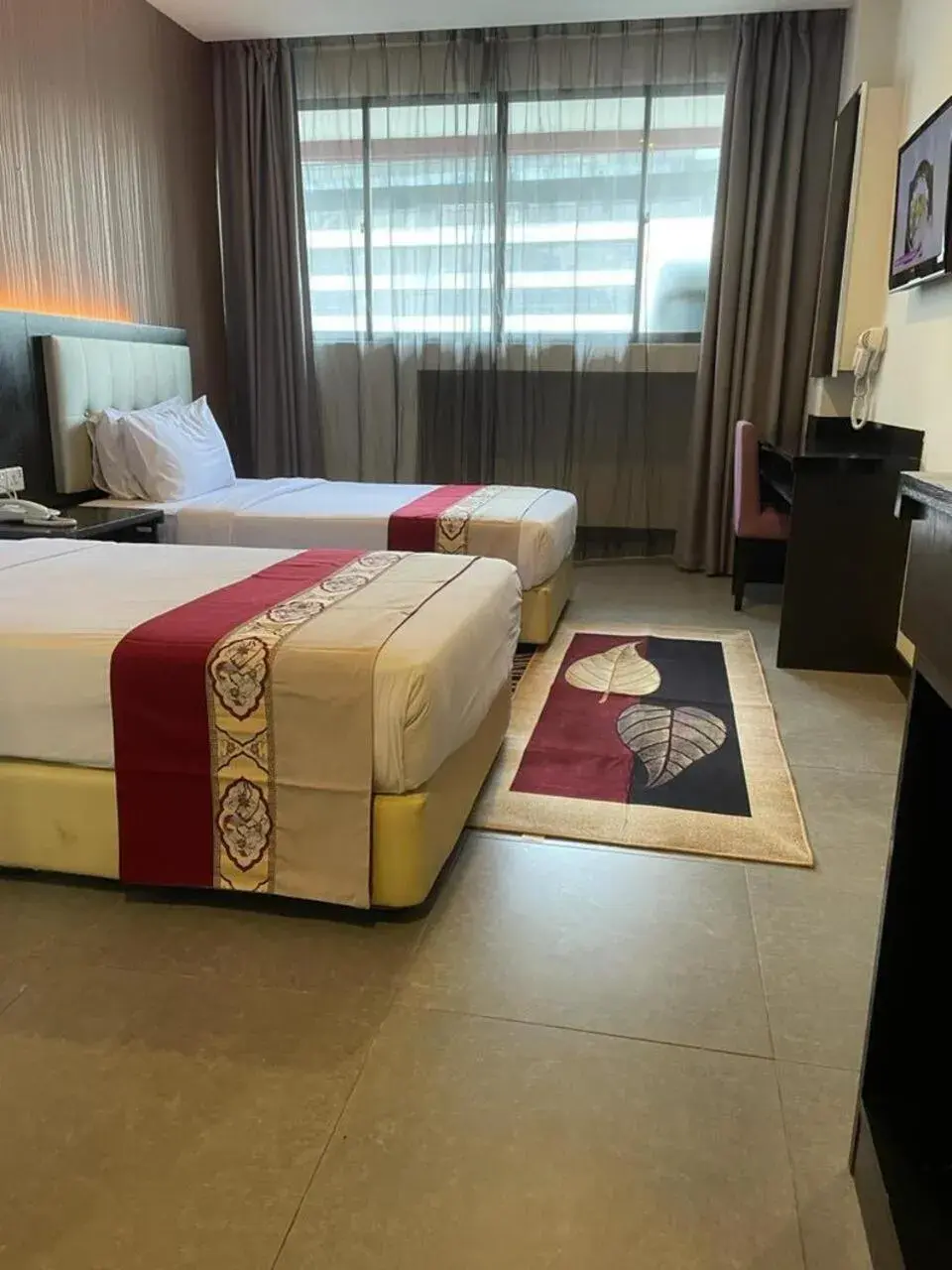 Bed in The Grand Campbell Hotel Kuala Lumpur