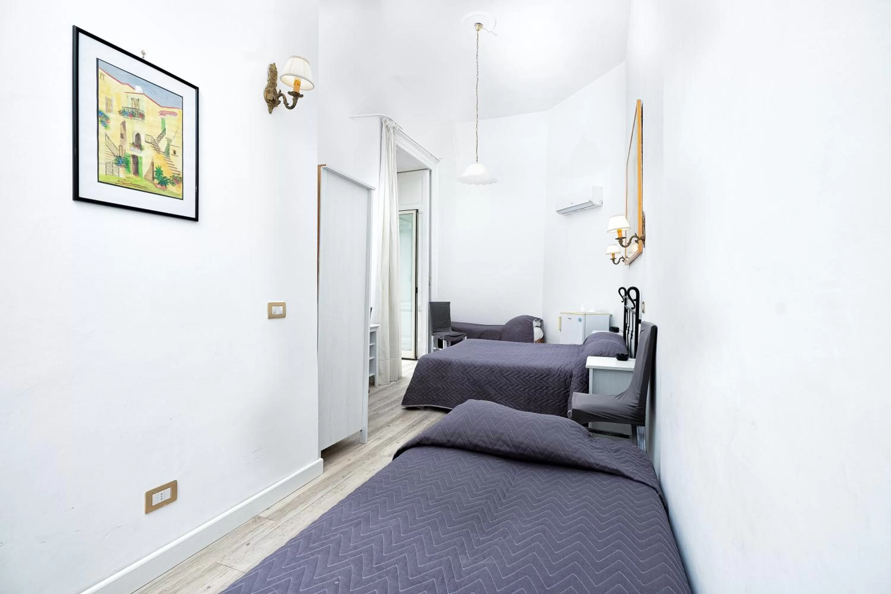 Bed in Hotel Fontana