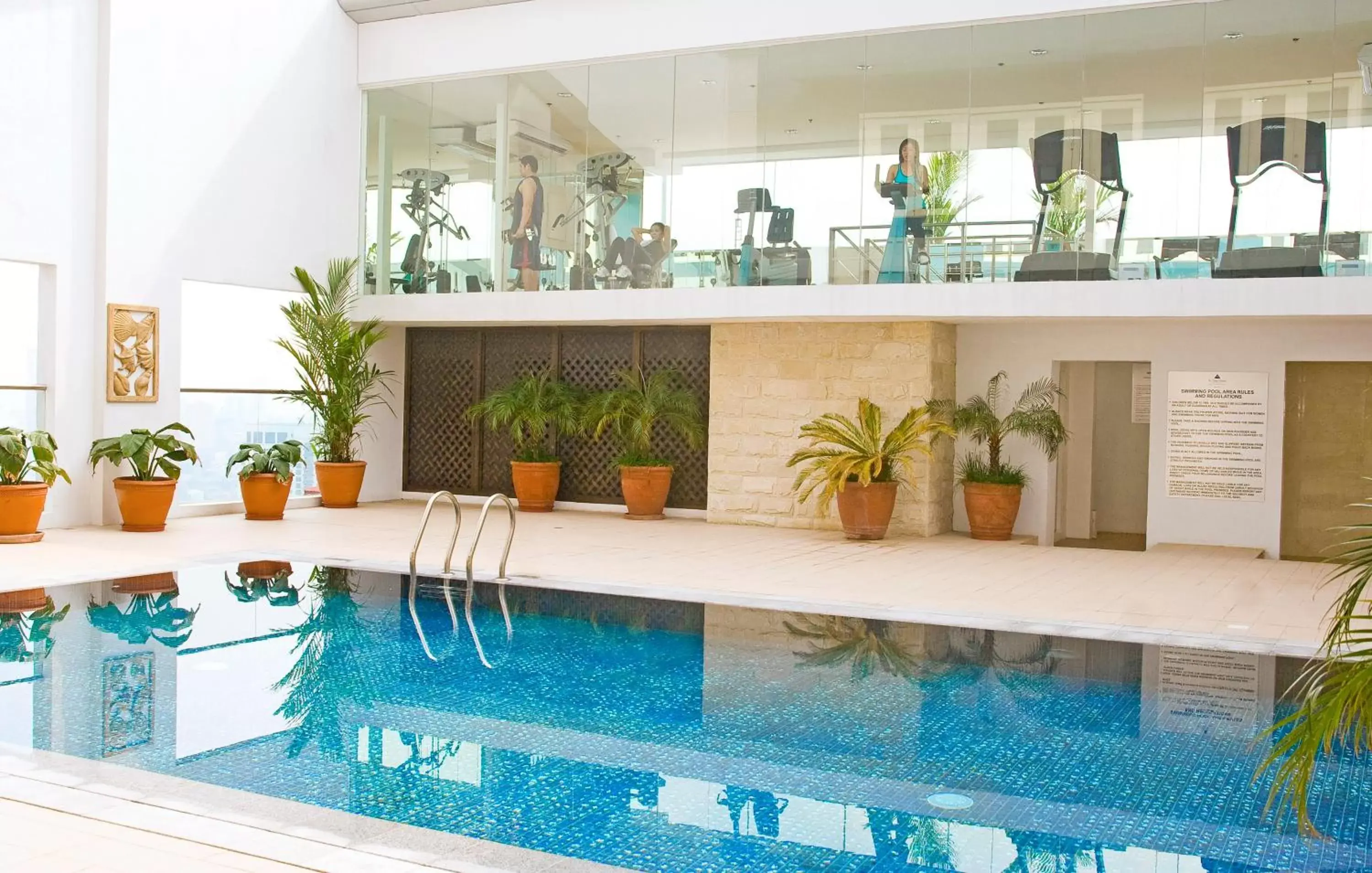 Swimming pool in St Giles Hotel Makati