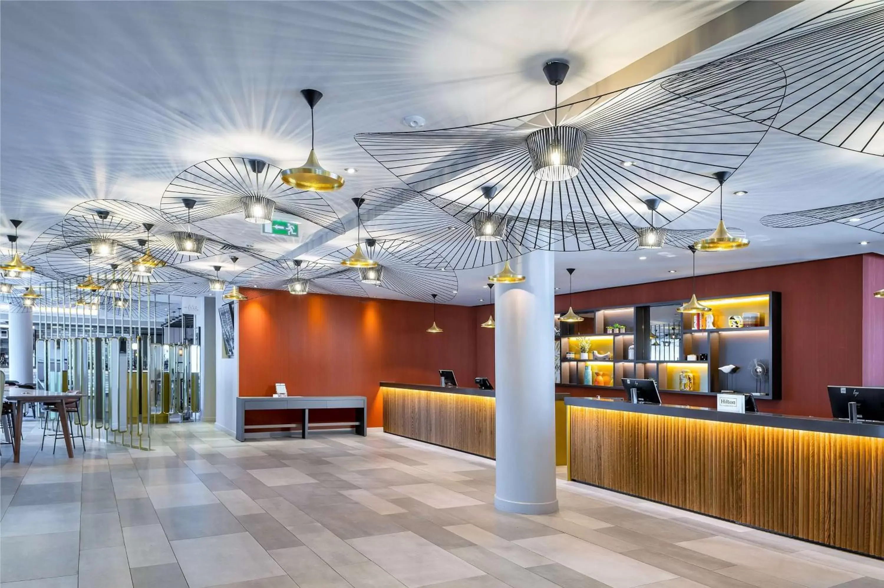 Lobby or reception in Hilton Garden Inn London Heathrow Airport