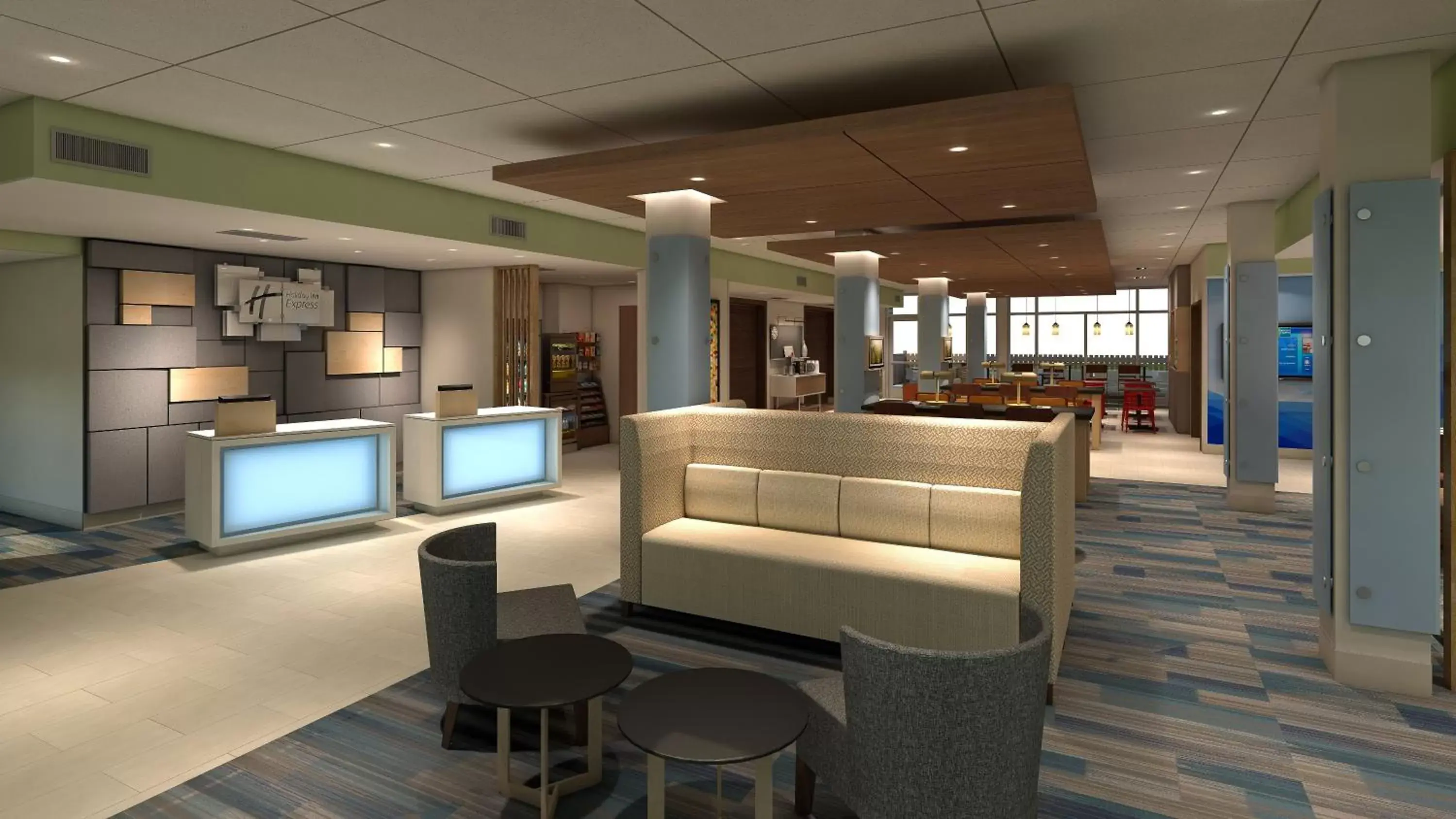 Property building, Lobby/Reception in Holiday Inn Express & Suites - Merrillville, an IHG Hotel