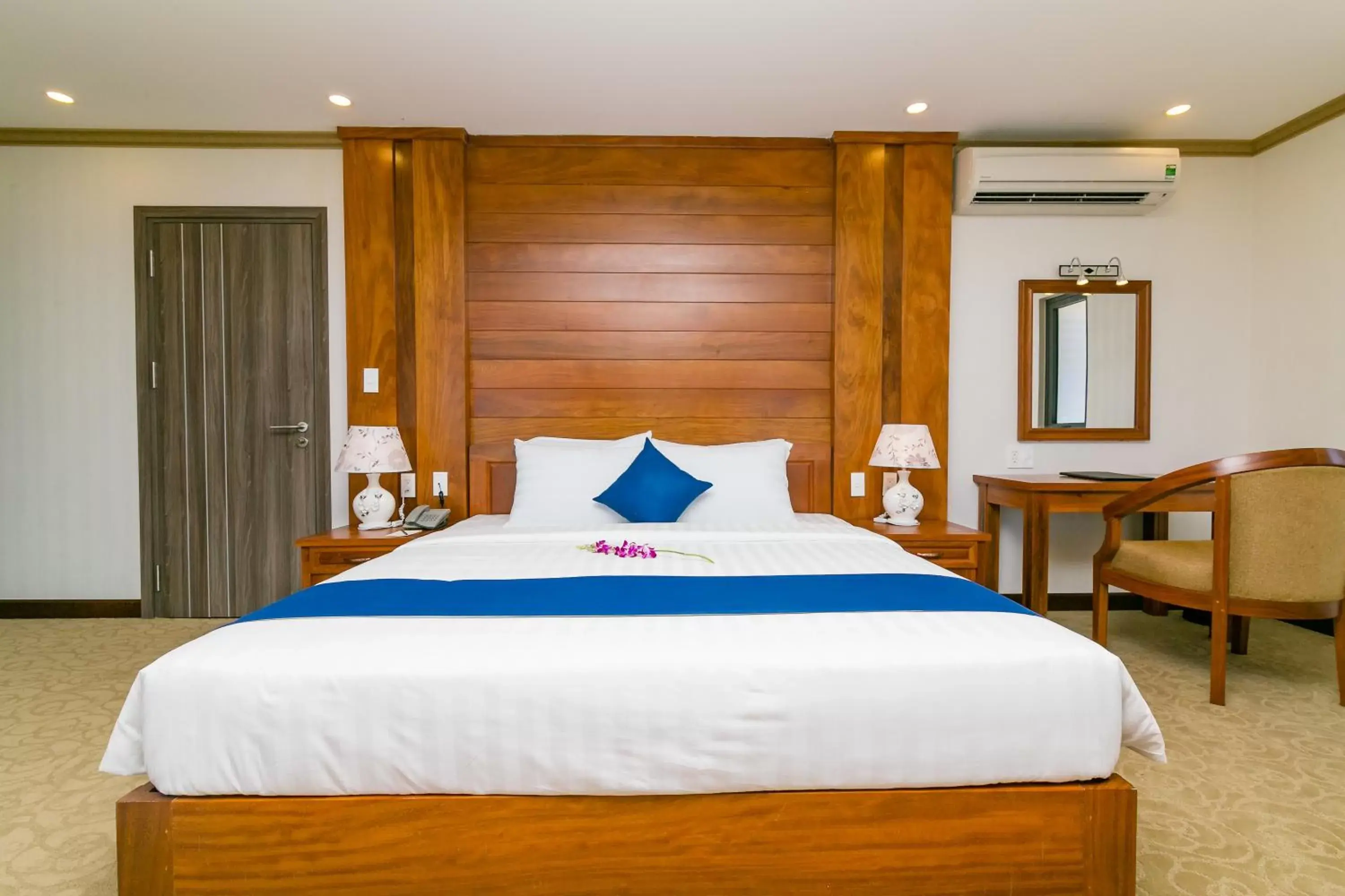 Bed in Navy Hotel Cam Ranh