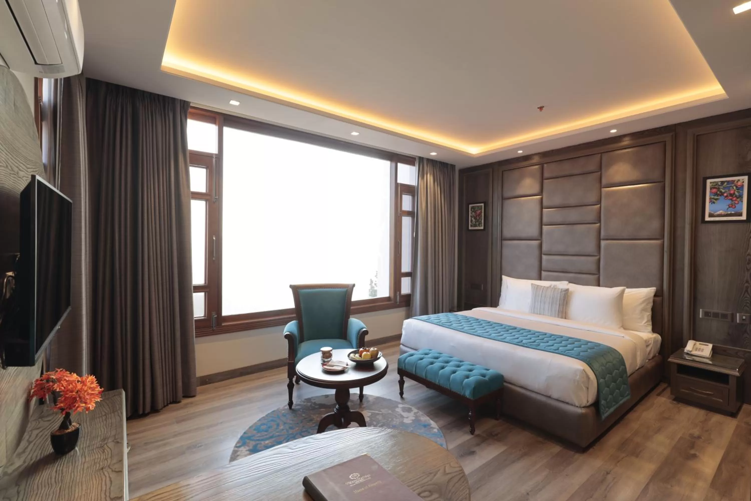 Photo of the whole room, Bed in WelcomHeritage Elysium Resort & Spa