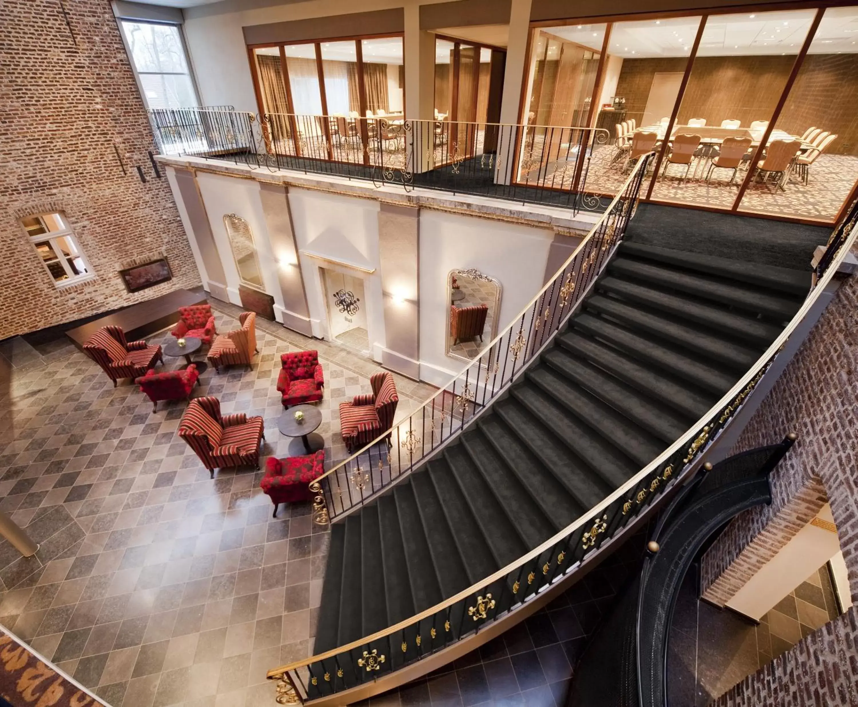 Lobby or reception, Balcony/Terrace in Bilderberg Château Holtmühle