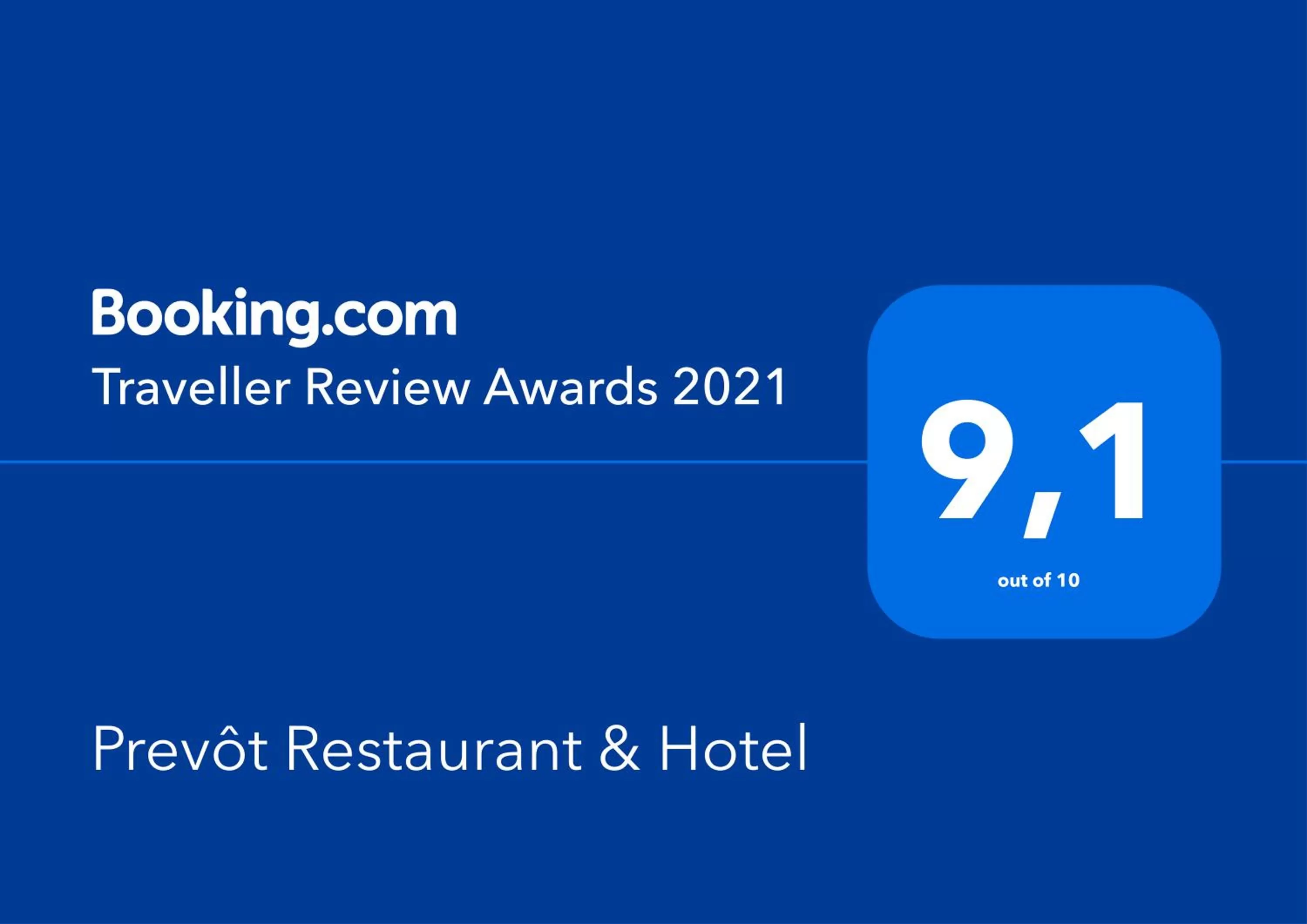 Certificate/Award in Prevôt Restaurant & Hotel