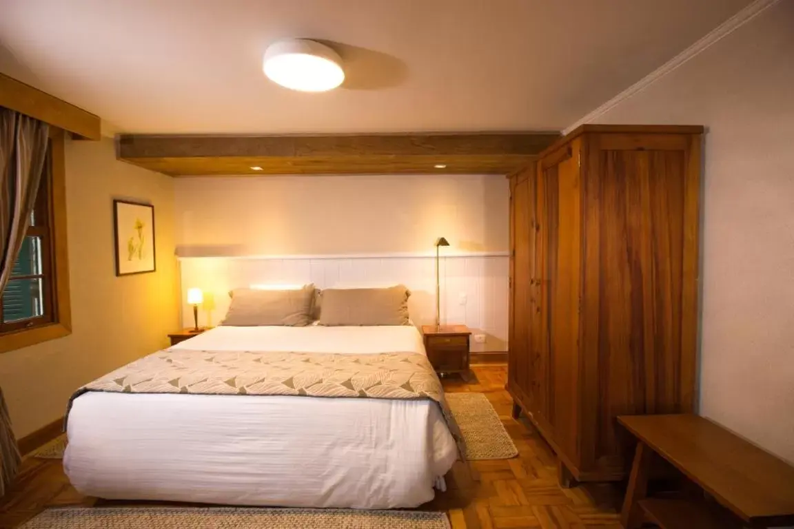 Bed in Hotel Toriba