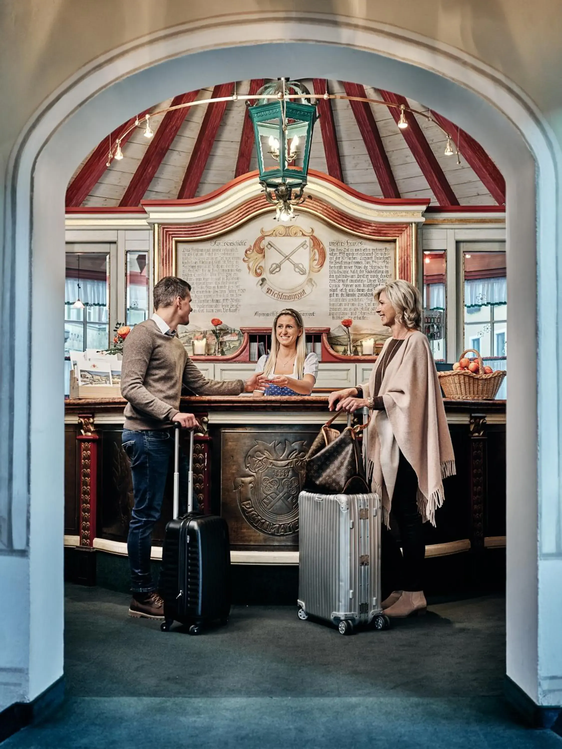 Lobby or reception in Hotel Pichlmayrgut