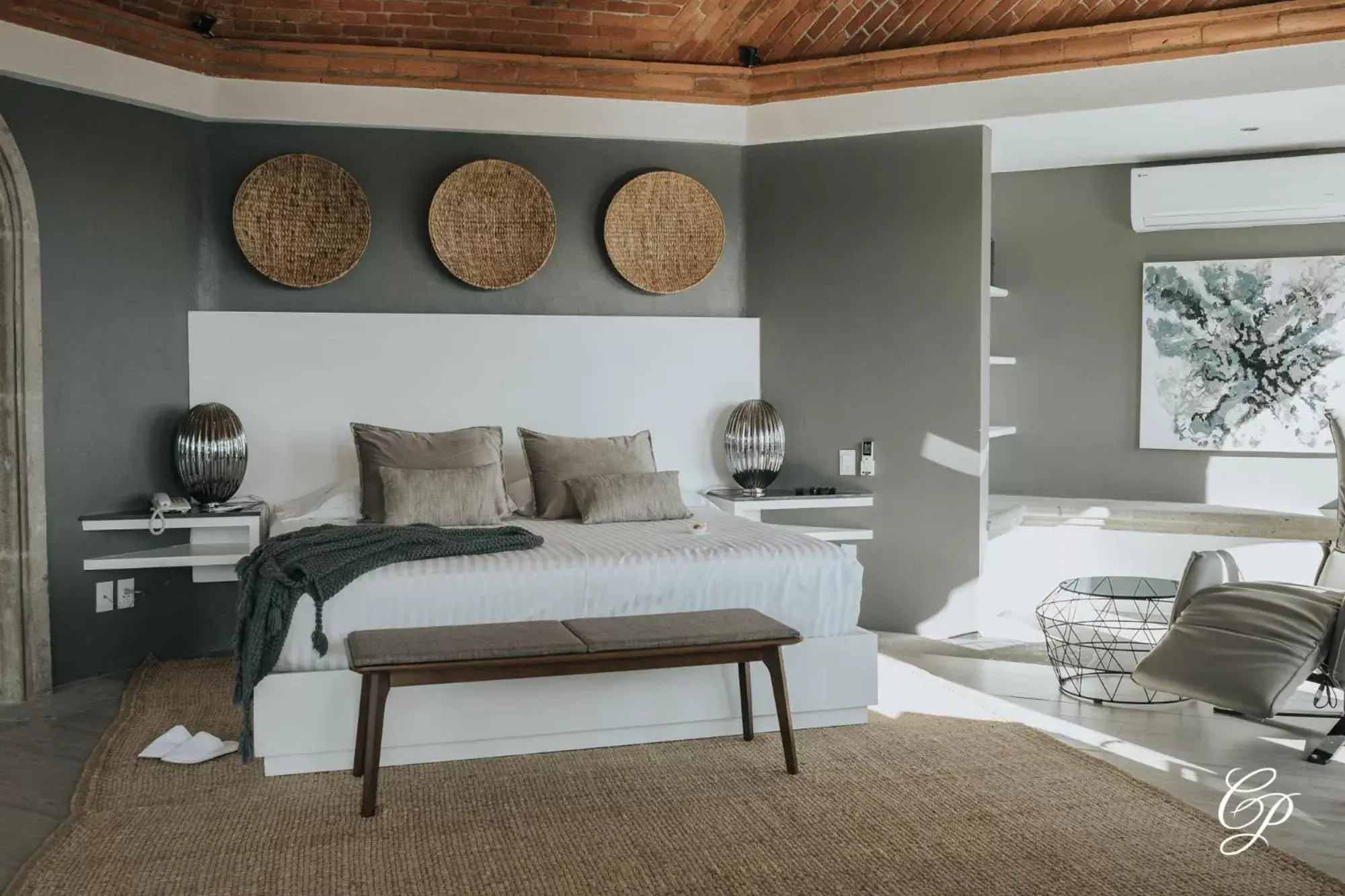 Bed, Seating Area in De Cantera Y Plata Hotel Boutique