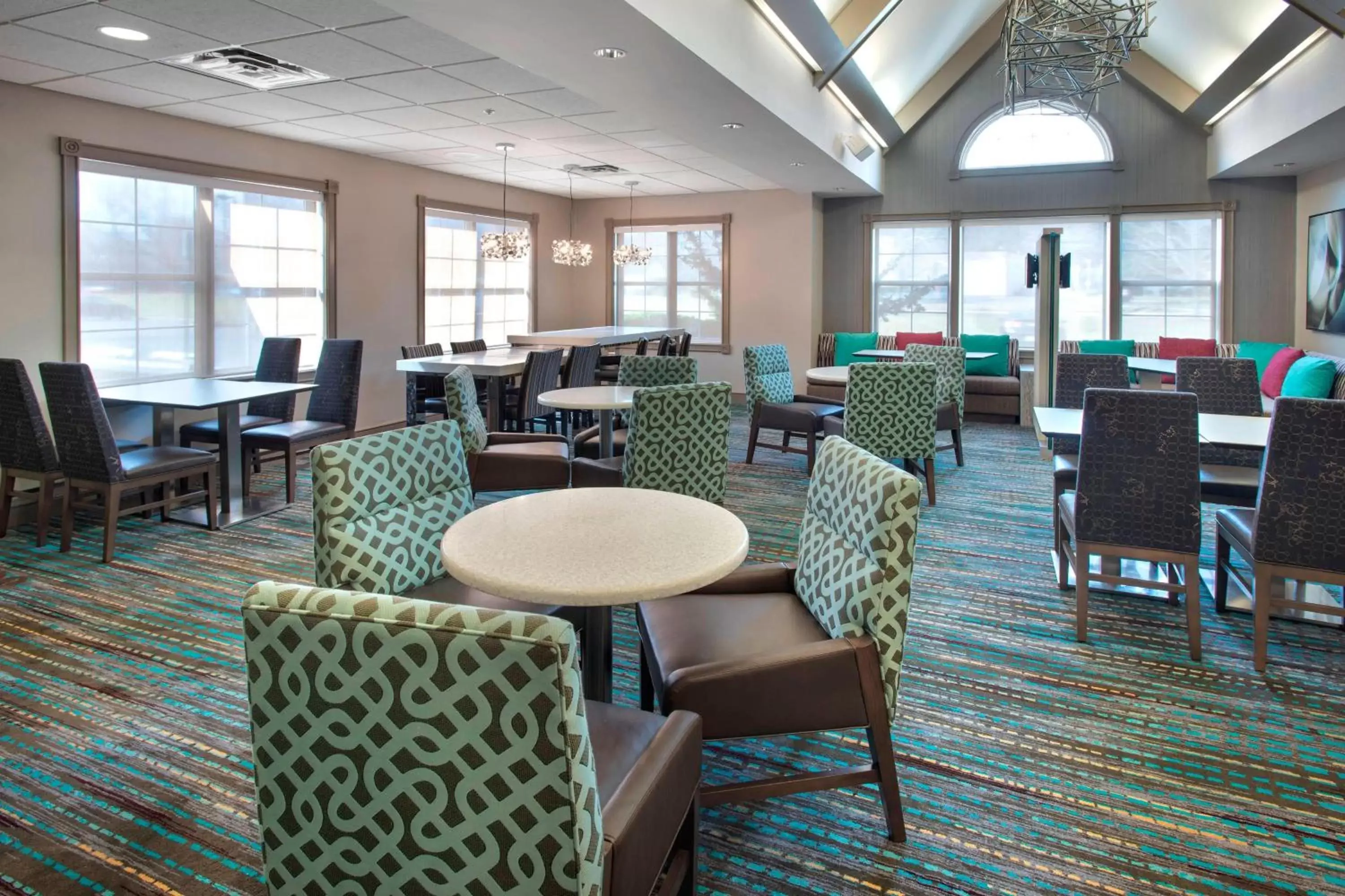 Lobby or reception, Restaurant/Places to Eat in Residence Inn Cranbury South Brunswick