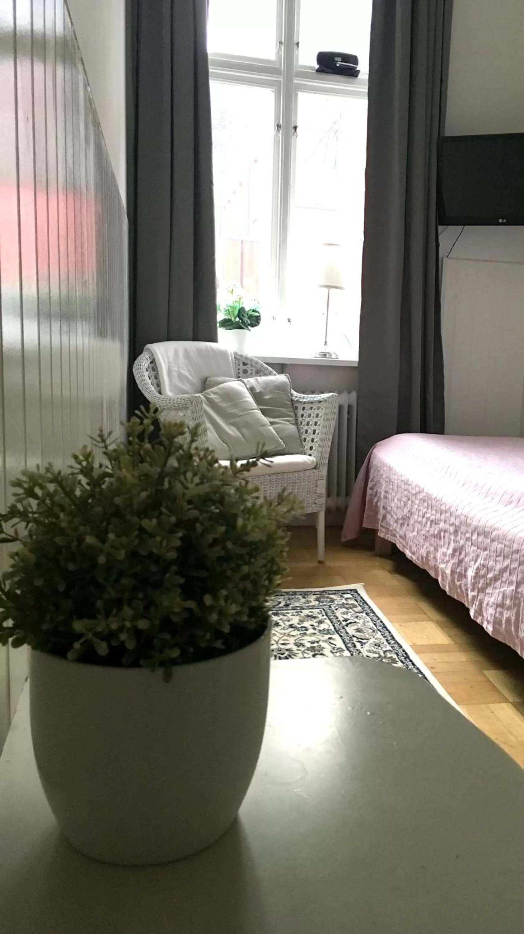 Bed in Hotell Kungsängstorg