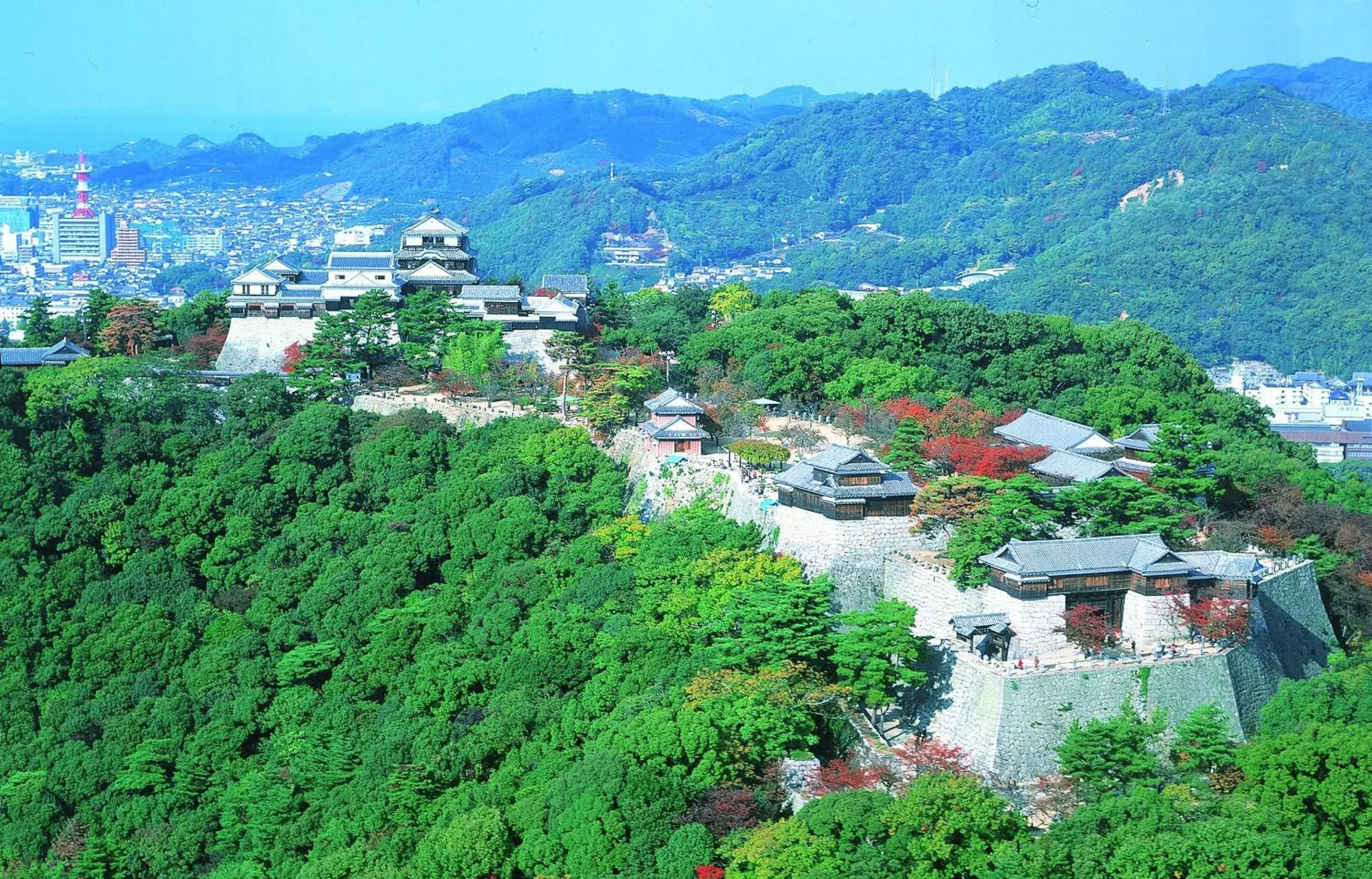 Nearby landmark, Bird's-eye View in Nest Hotel Matsuyama