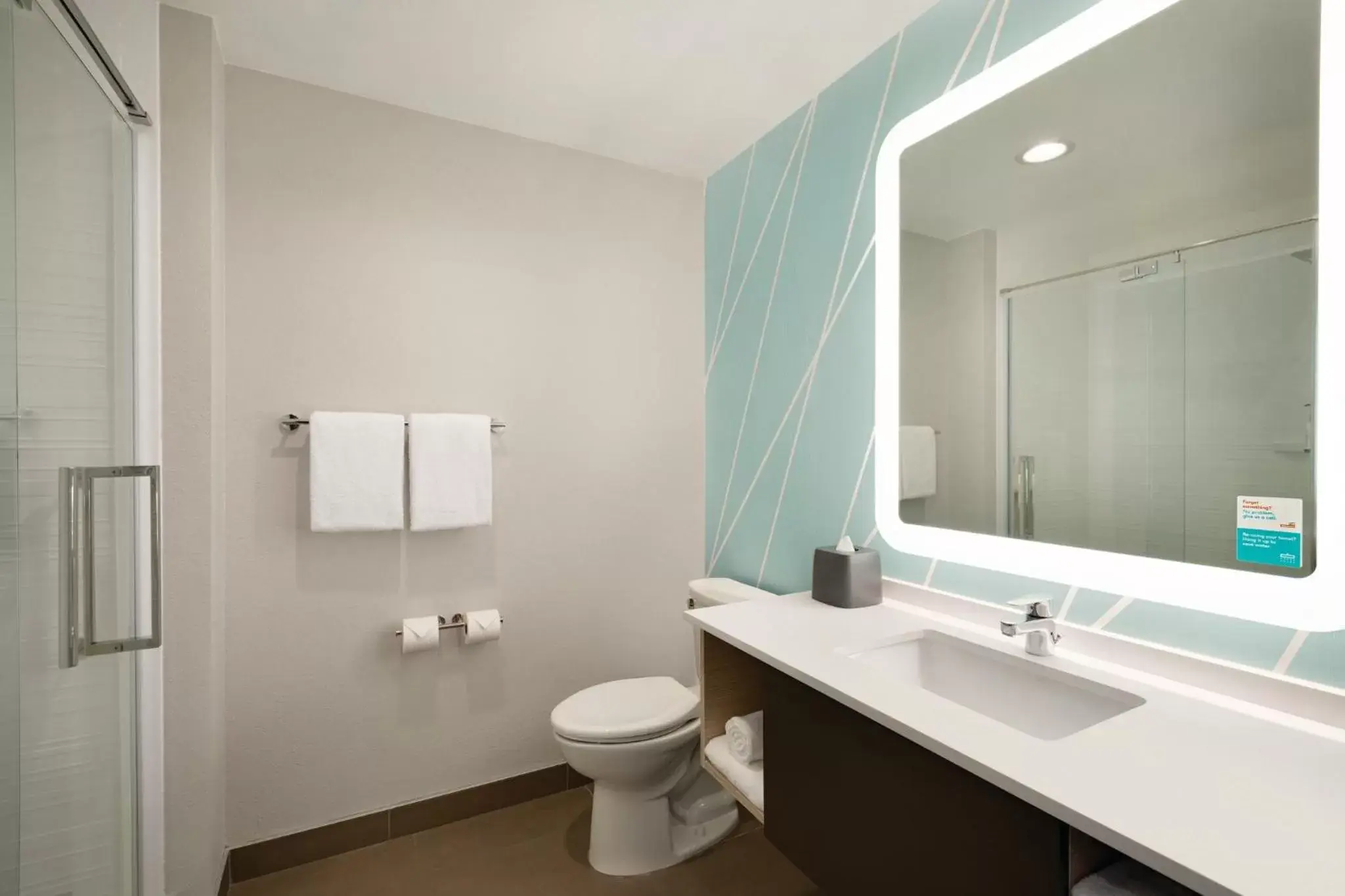 Bathroom in avid hotels - Boston Logan Airport - Revere, an IHG Hotel
