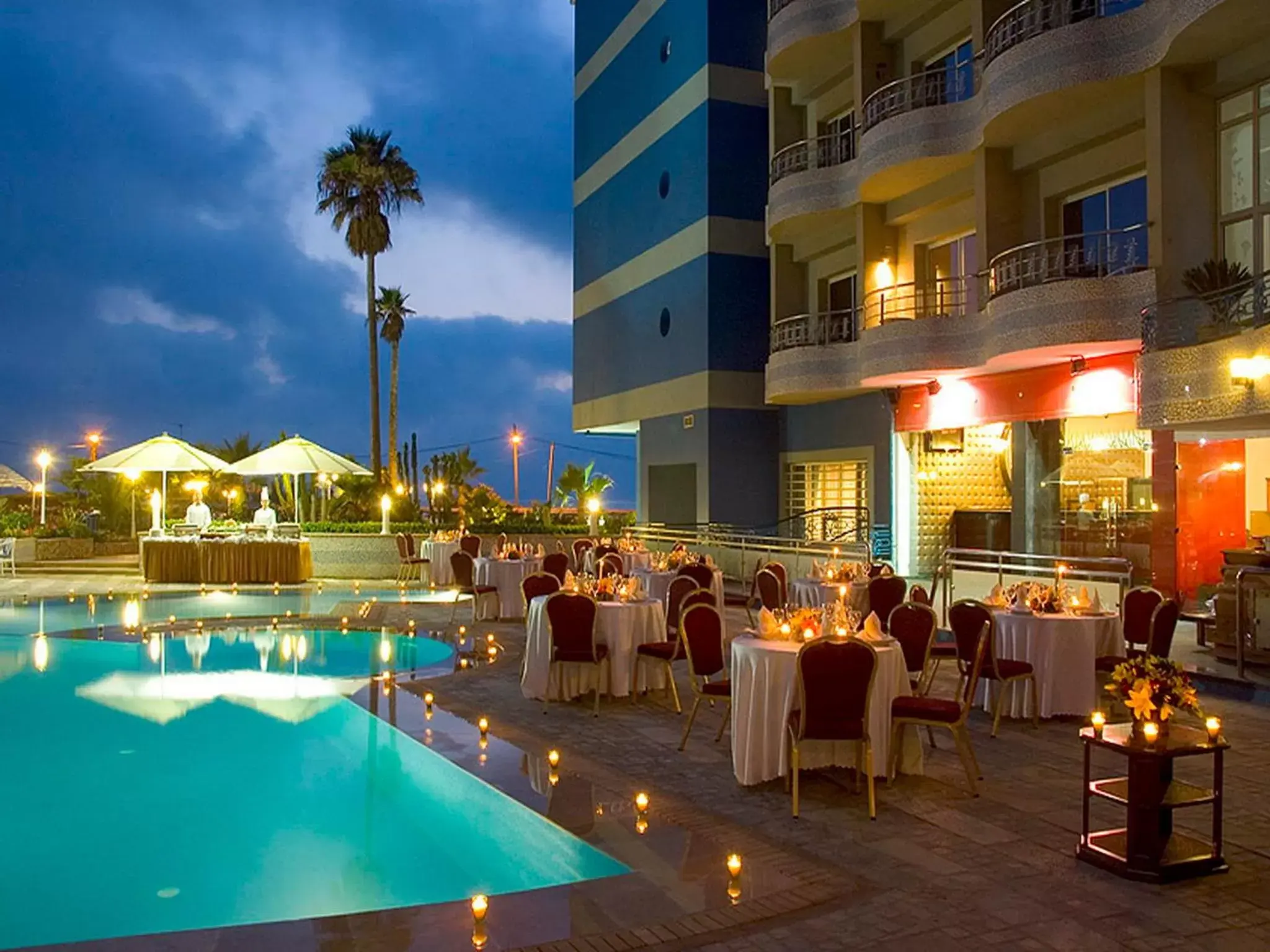 Swimming pool in Hôtel Club Val d'Anfa Casablanca Ocean view