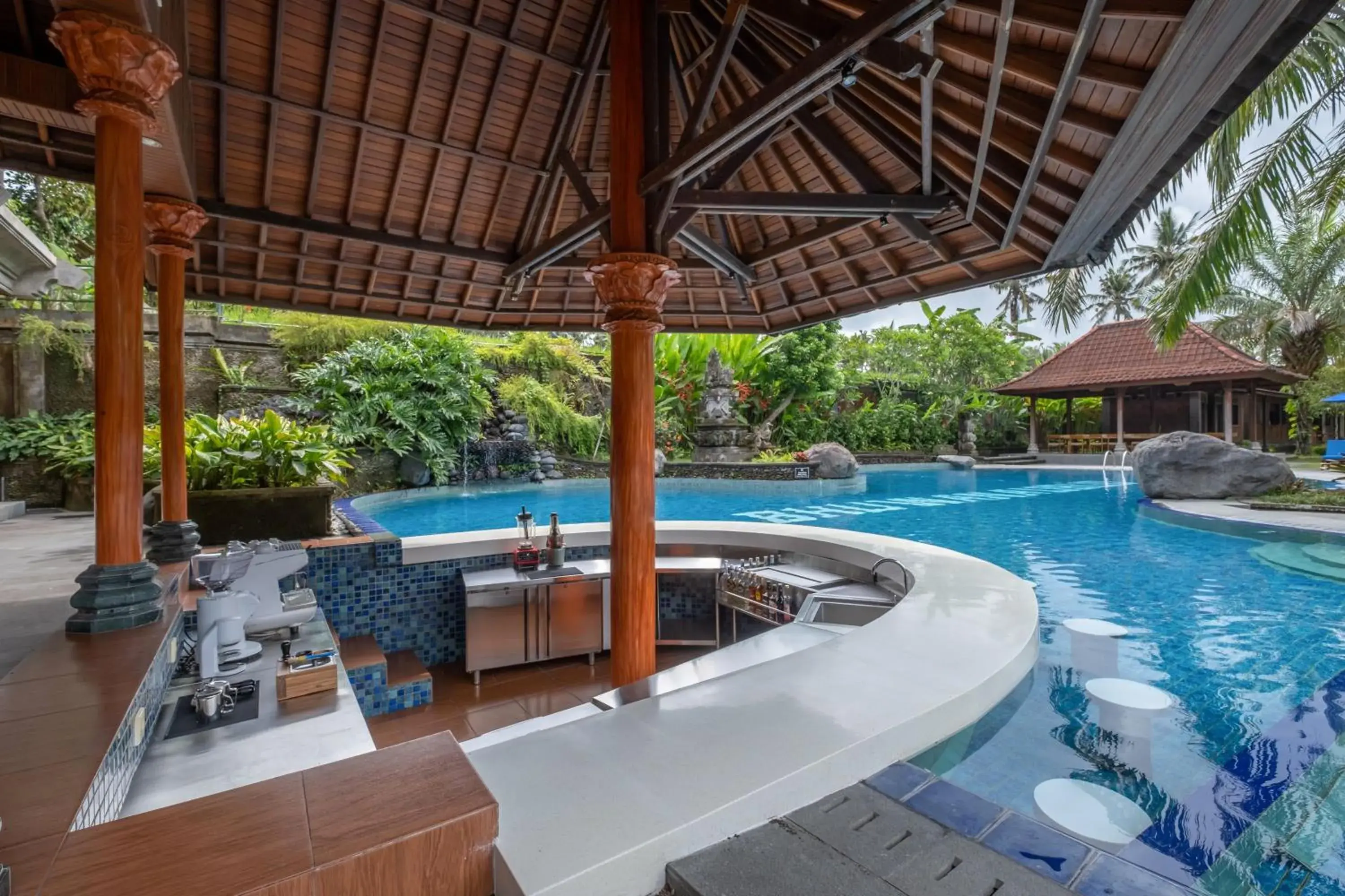 Swimming Pool in Bhuwana Ubud Hotel and Farming