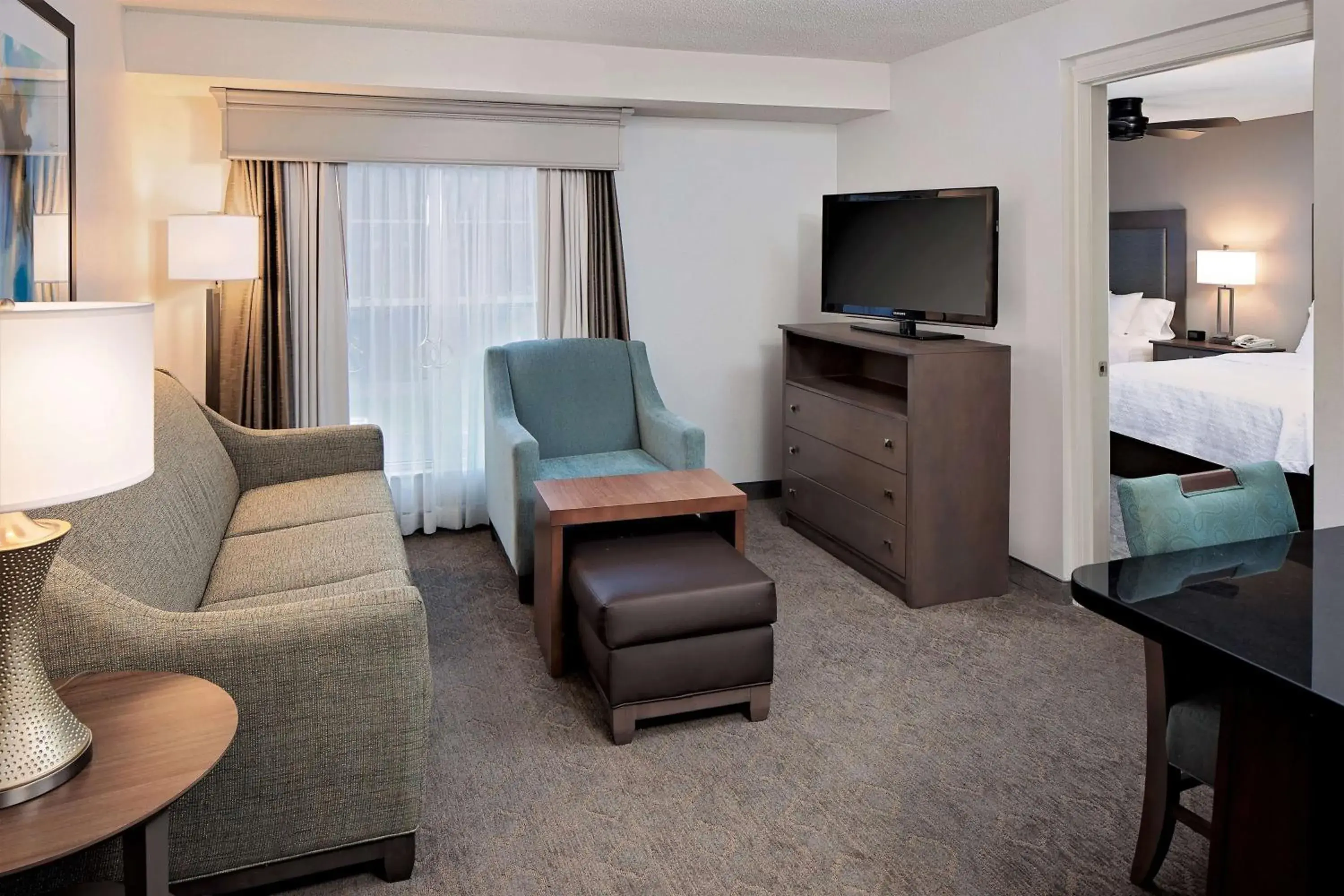 Living room, Seating Area in Homewood Suites by Hilton Minneapolis-Mall Of America