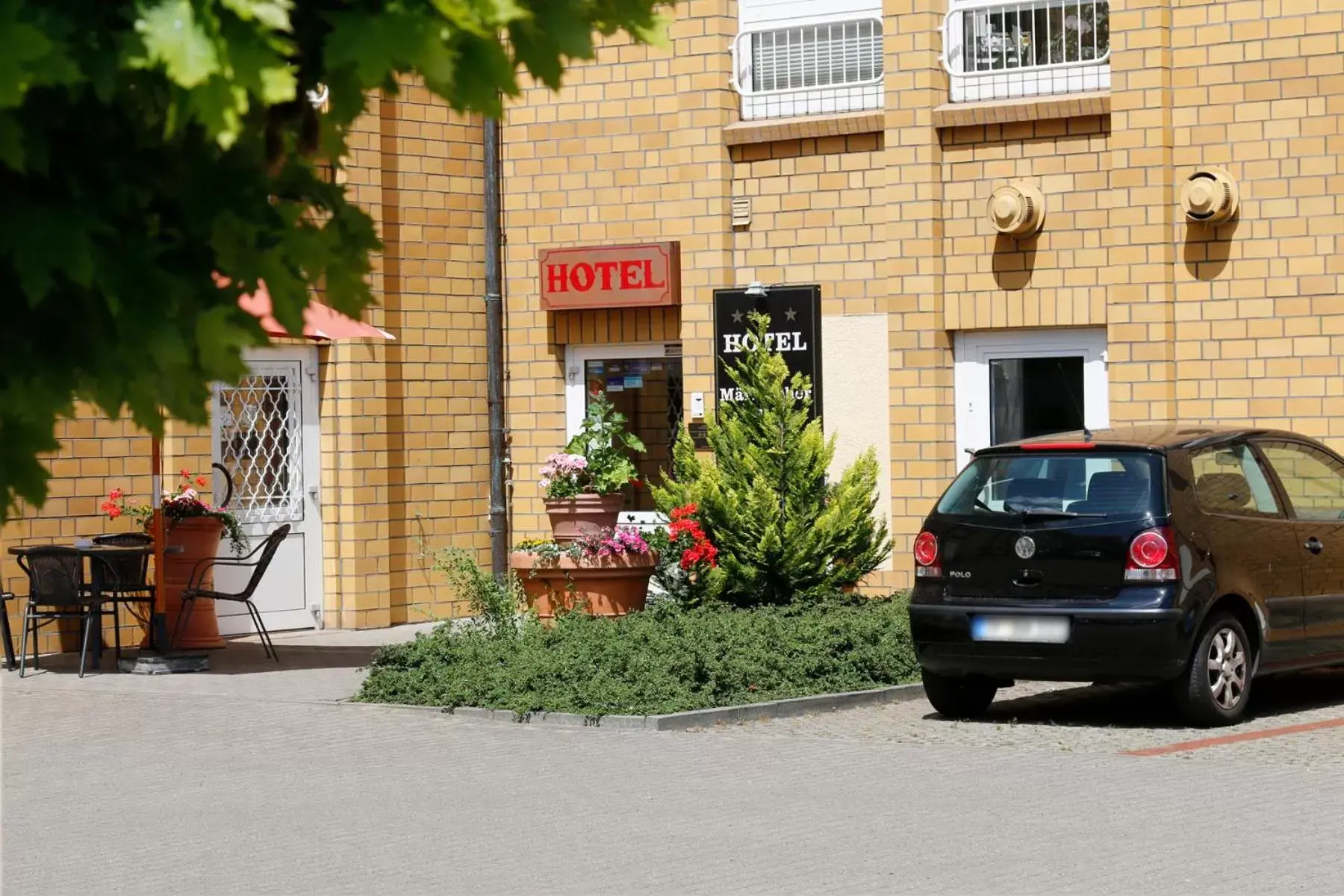 Patio in Hotel Märkischer Hof