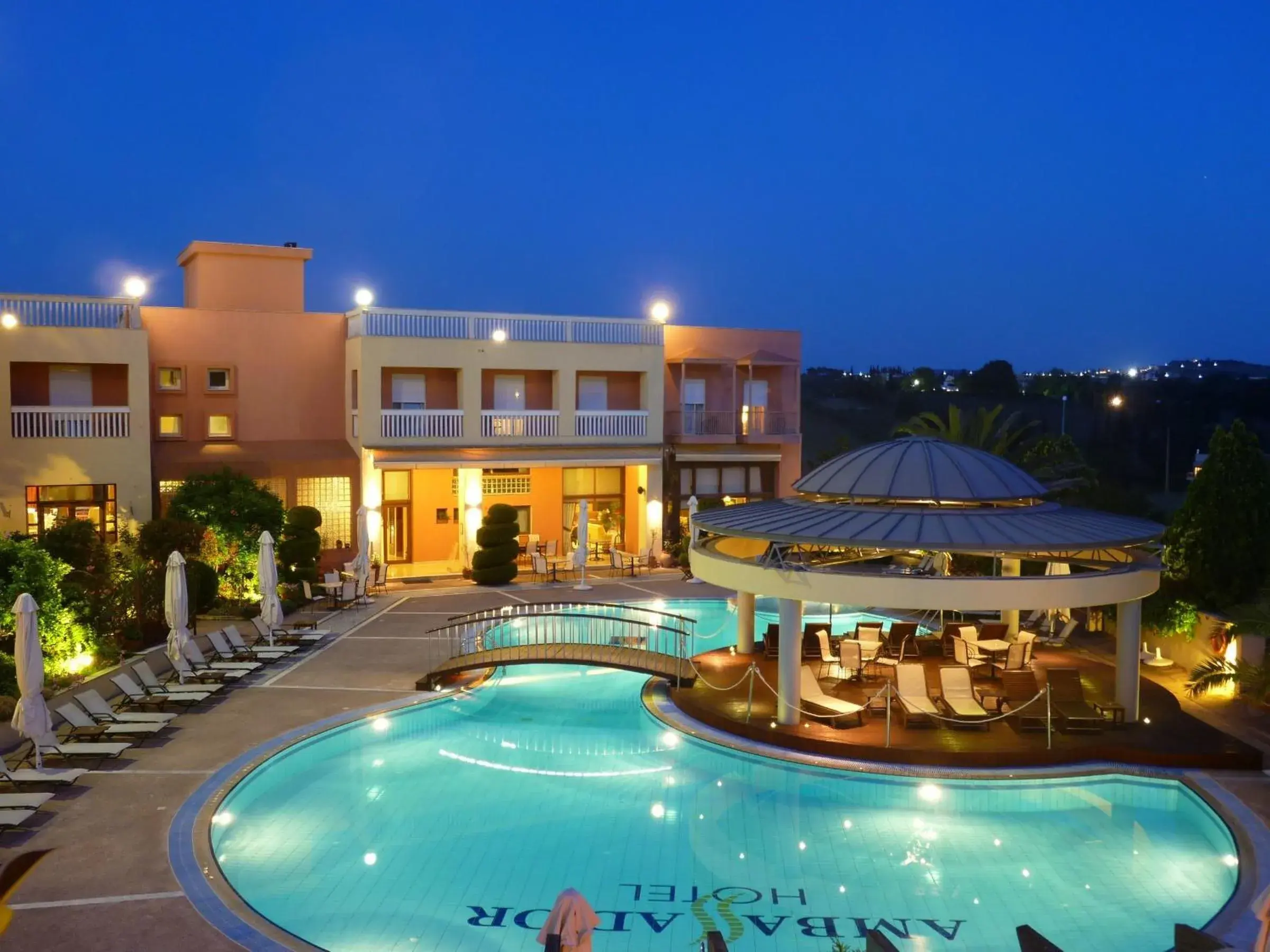, Pool View in Ambassador Hotel Thessaloniki