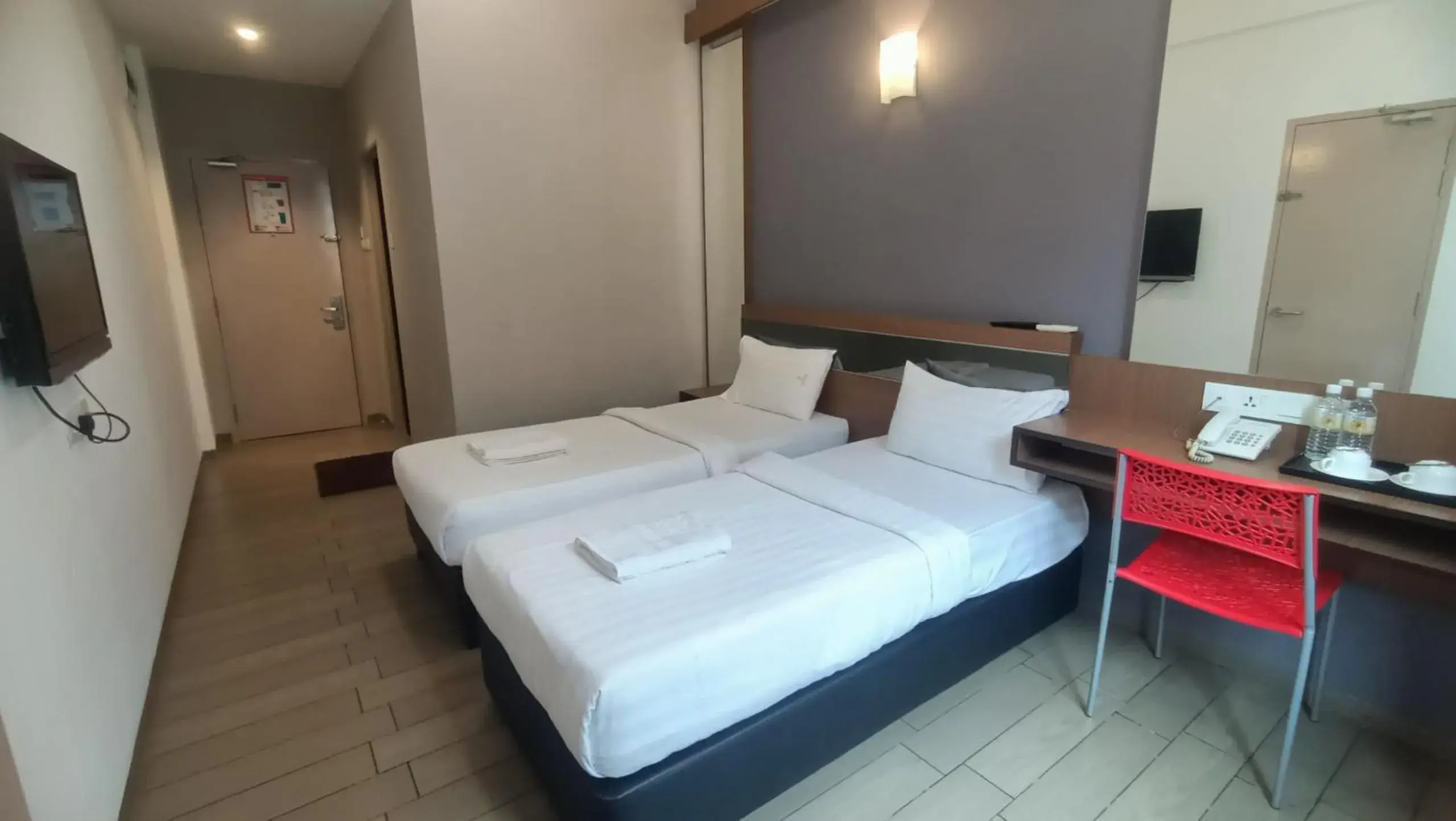 Bed in Hotel Golden View Nilai