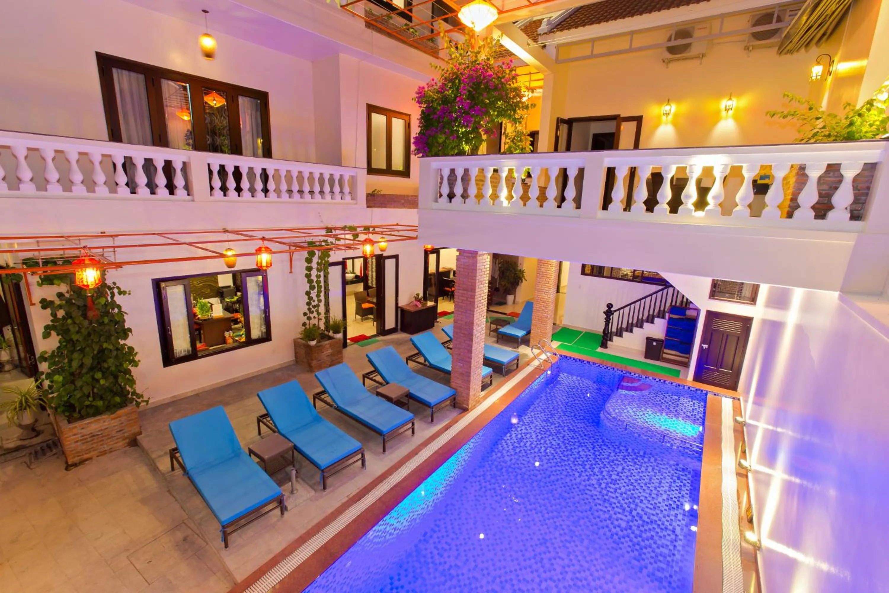 Pool view in Pham Gia Boutique Villa