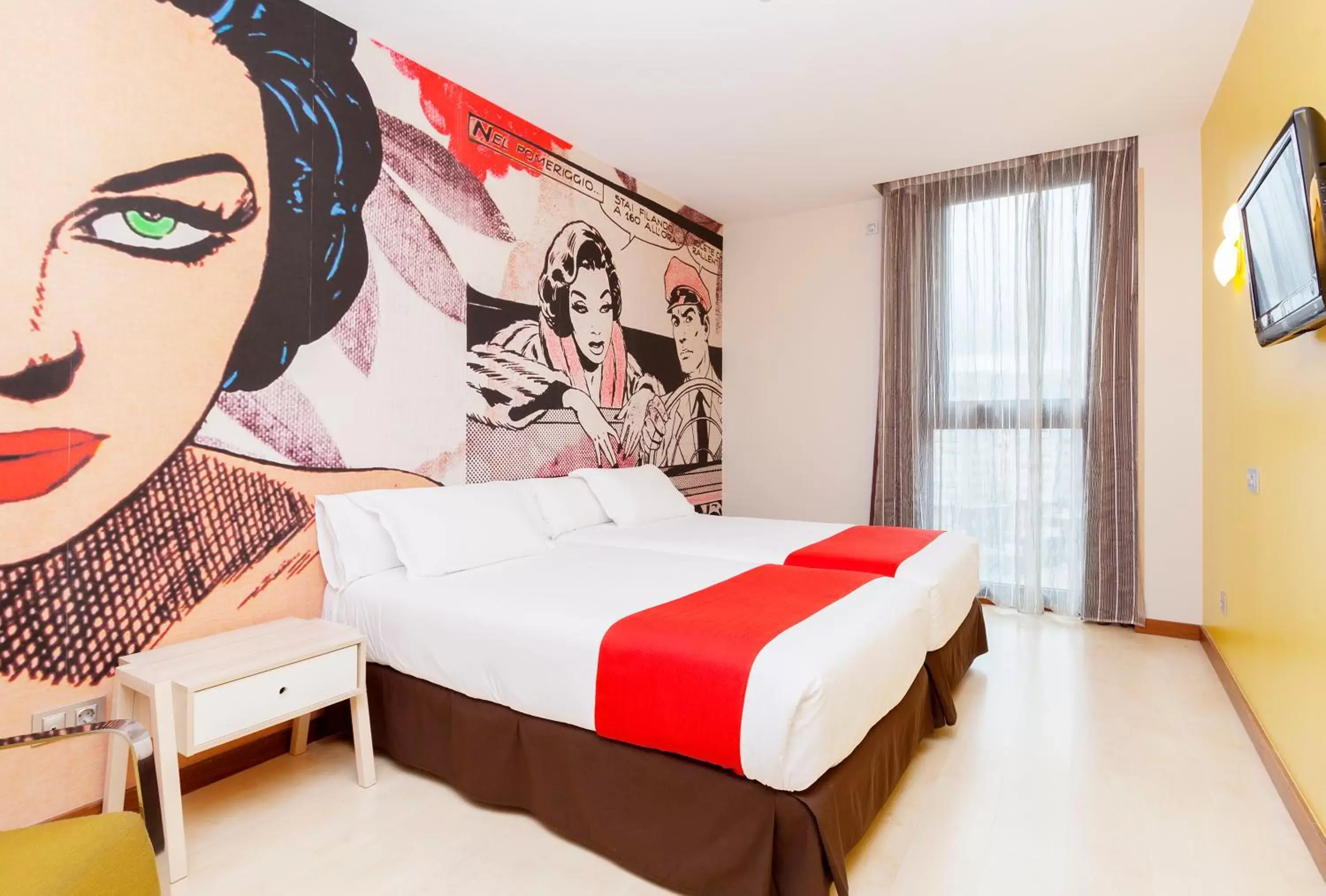 Bed in Spirit Hotel Gran Bilbao Bed in Spirit Hotel Gran Bilbao