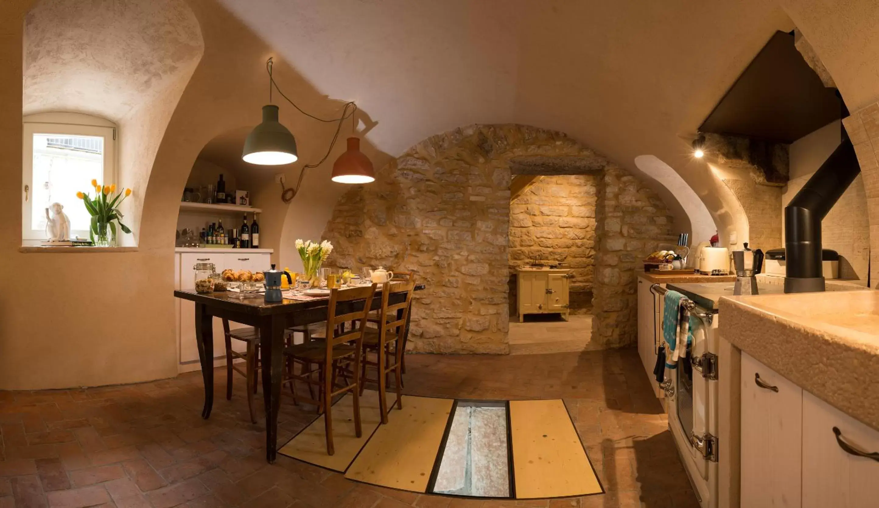 Communal kitchen, Restaurant/Places to Eat in Porta della Torre Bed & Breakfast