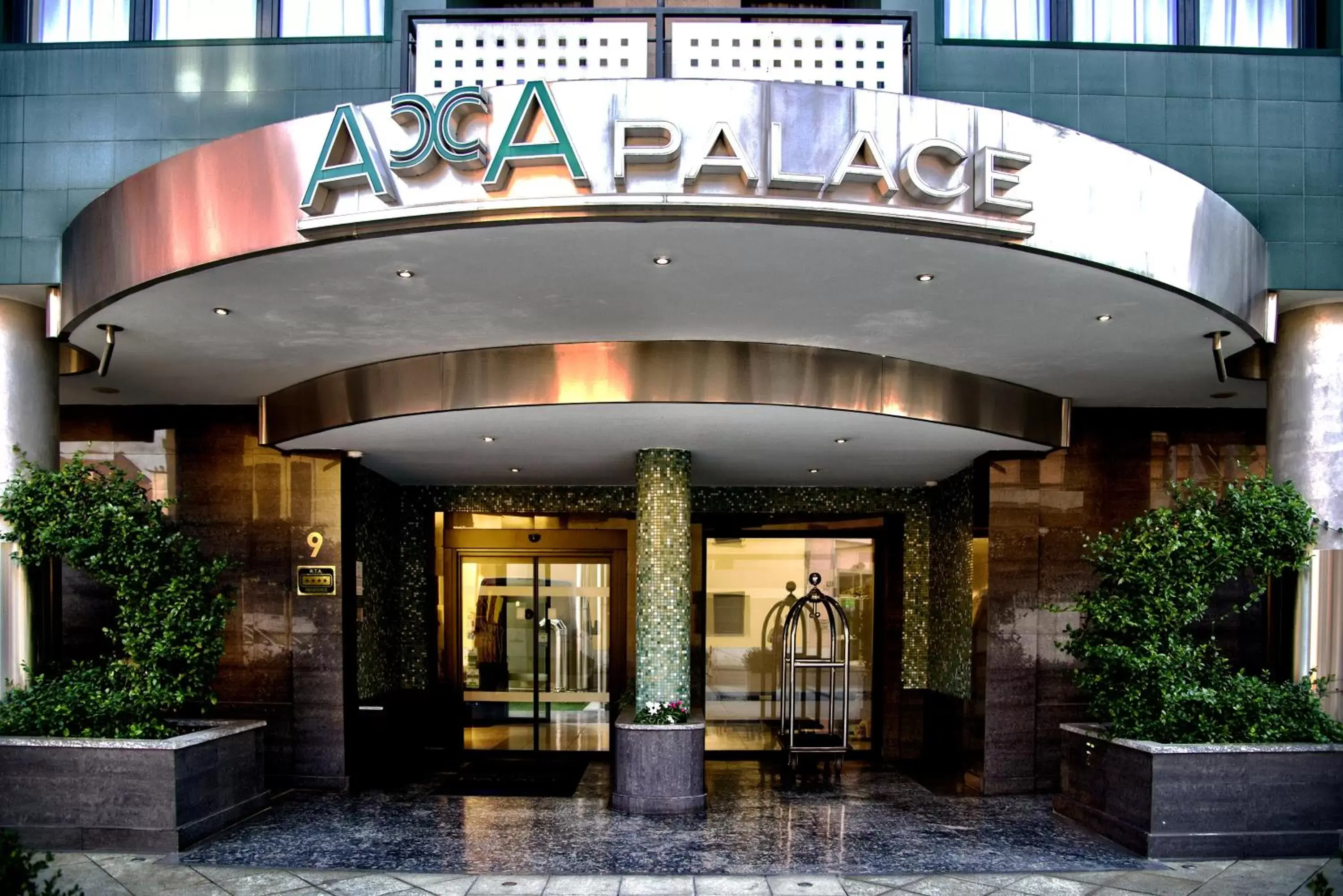 Facade/entrance in Acca Palace AA Hotels