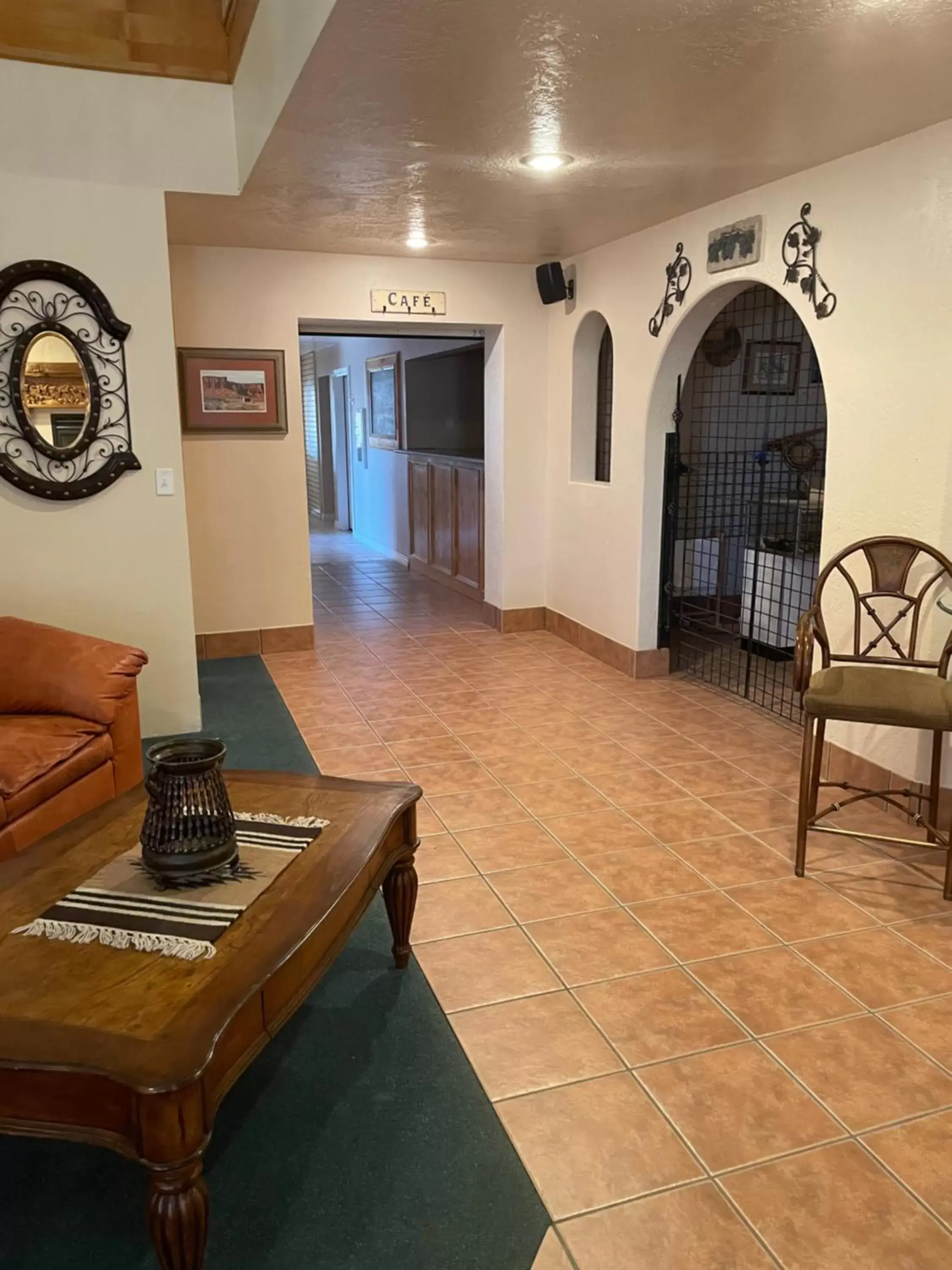 Seating area in THE SNUGGLE INN