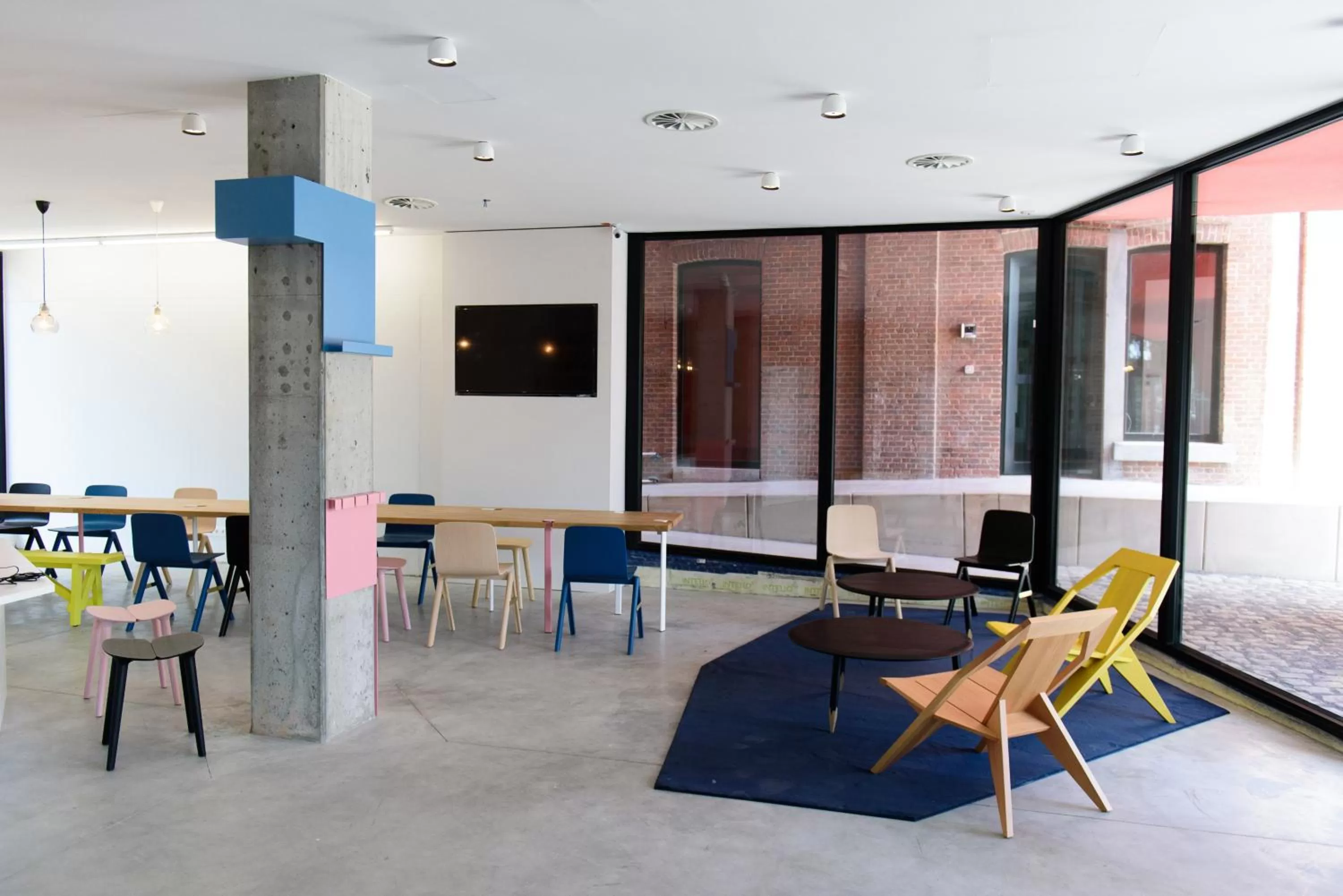 Lobby or reception in Hôtel Belvue