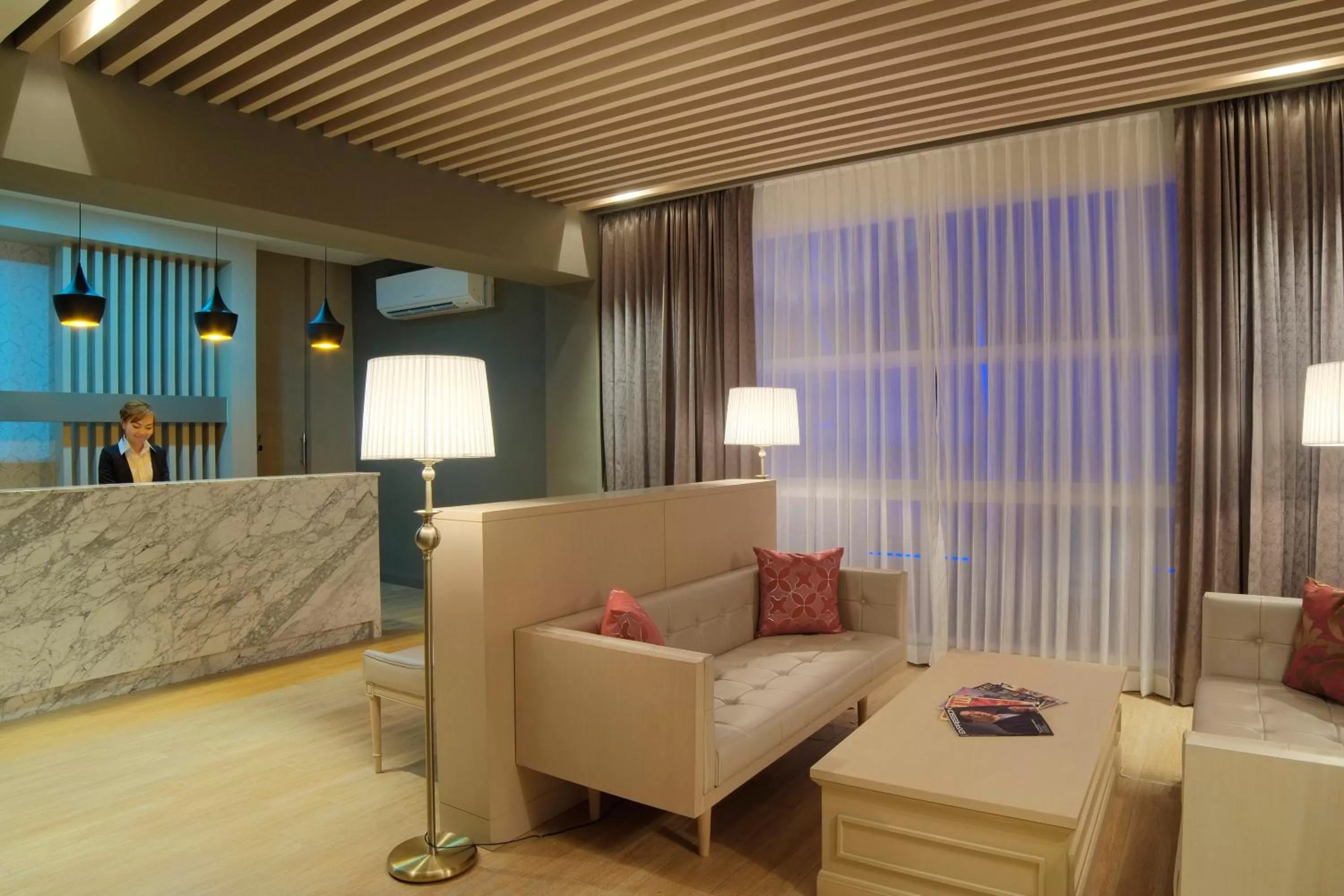 Lobby or reception in The Raya Surawong Bangkok