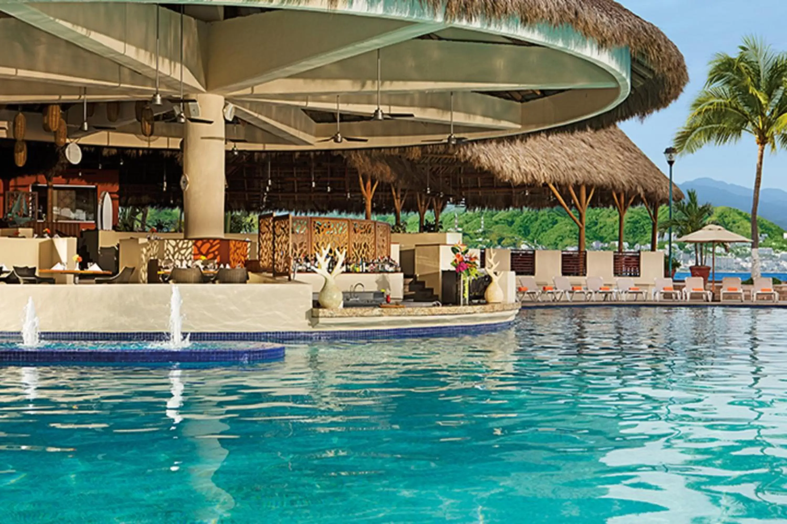 Lounge or bar, Swimming Pool in Sunscape Puerto Vallarta Resort & Spa - All Inclusive