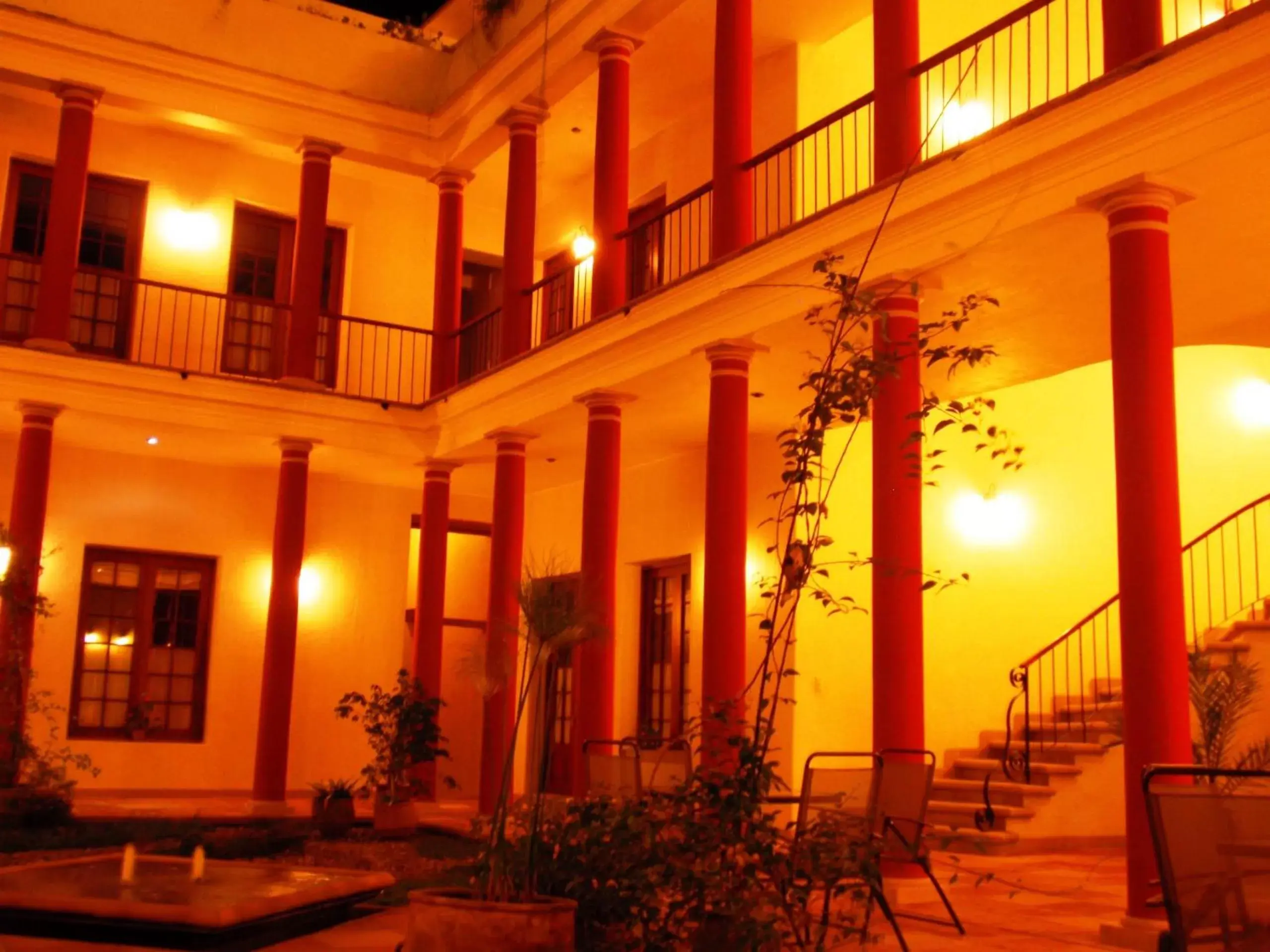 Patio in Hotel Villa Antigua